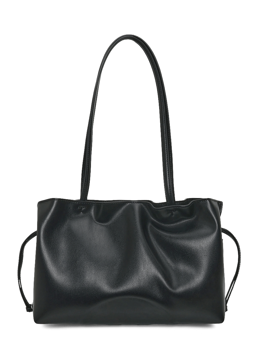 Tory Burch - Ella Recycled Drawstring Small Tote - black - 0