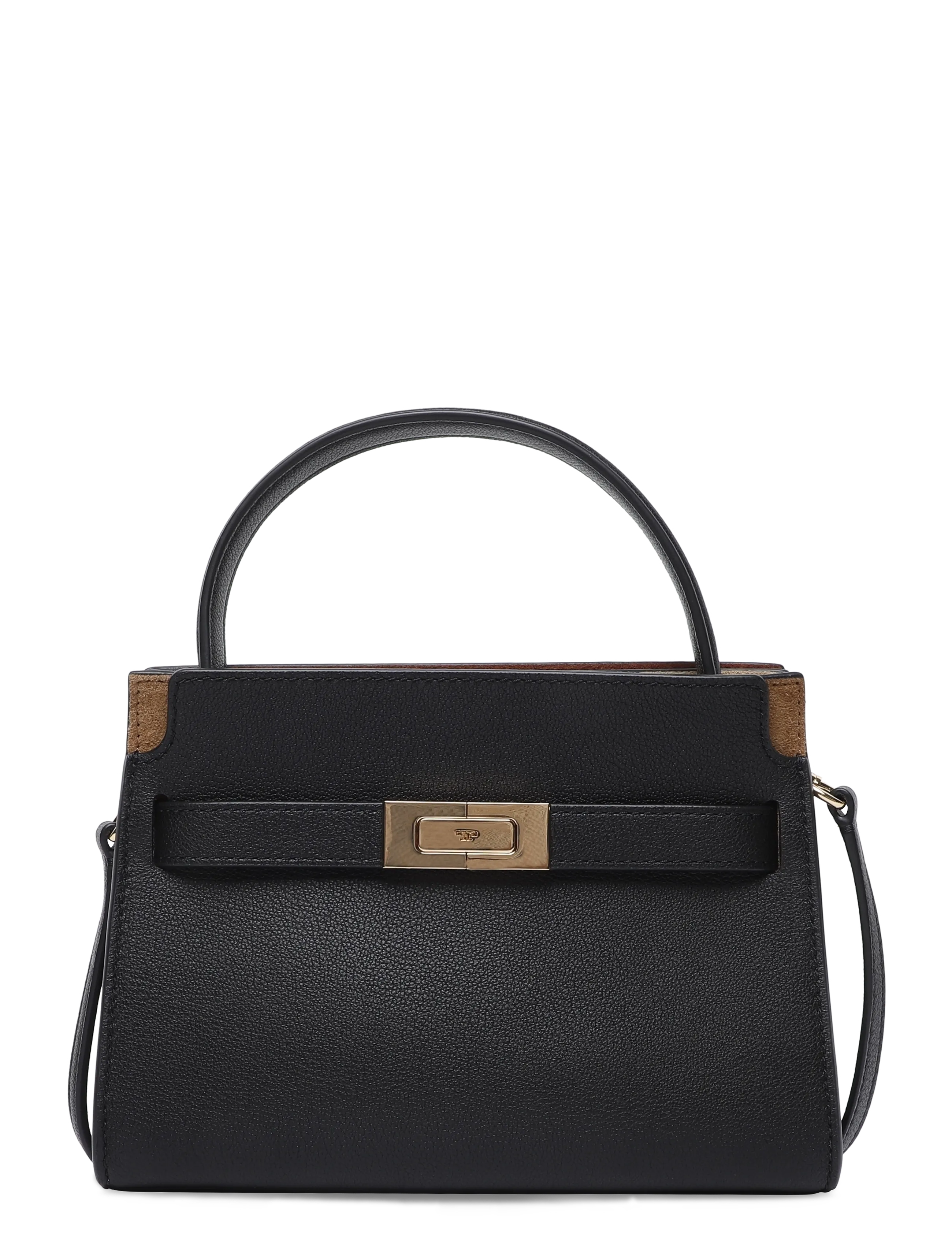 Tory Burch Lee Radziwill Petite Double Bag - Valentinsdag - BLACK / black