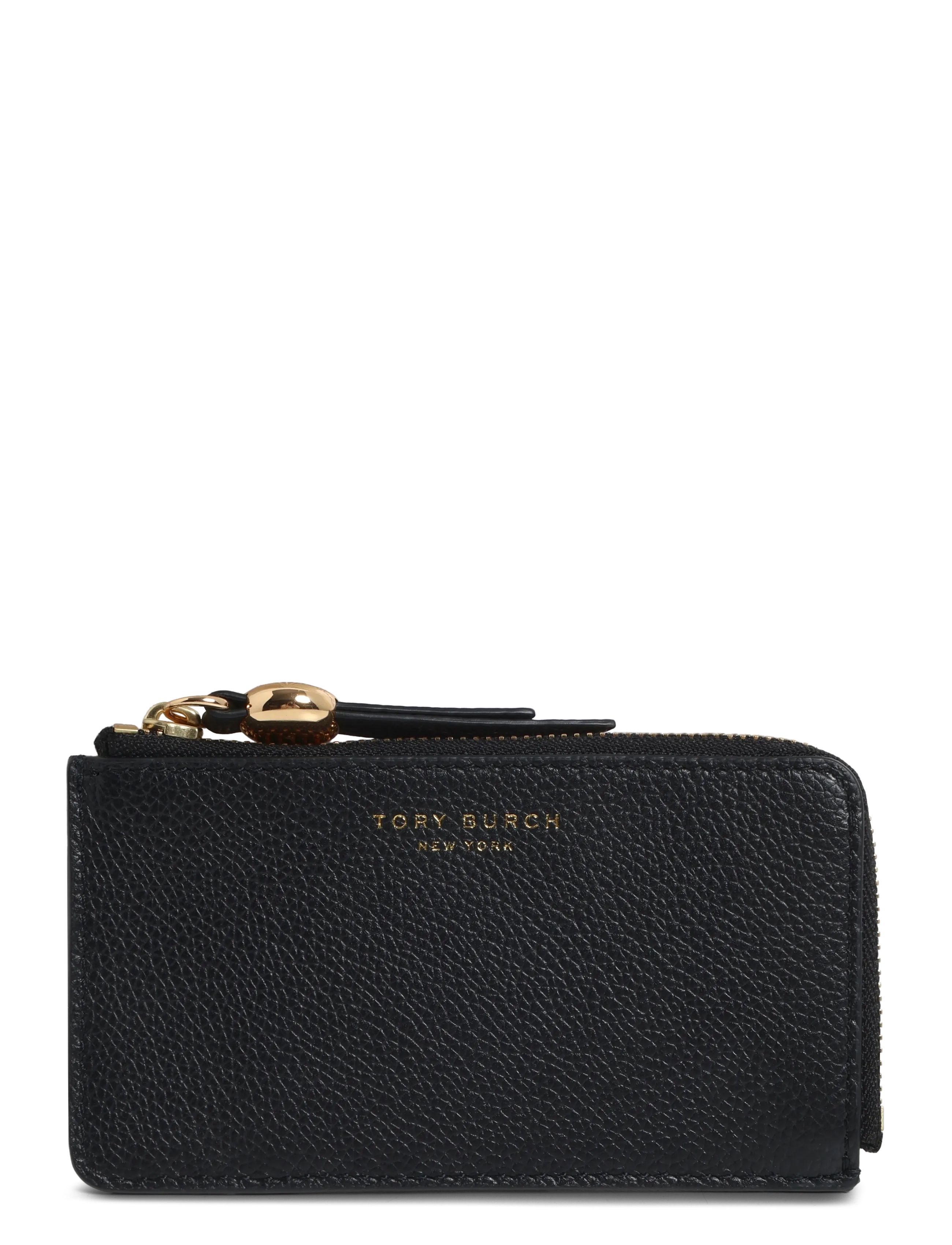 Tory Burch Romy Zip Card Case, Kvinder, Lynlås Kortetui, Sort, Str: ONE SIZE