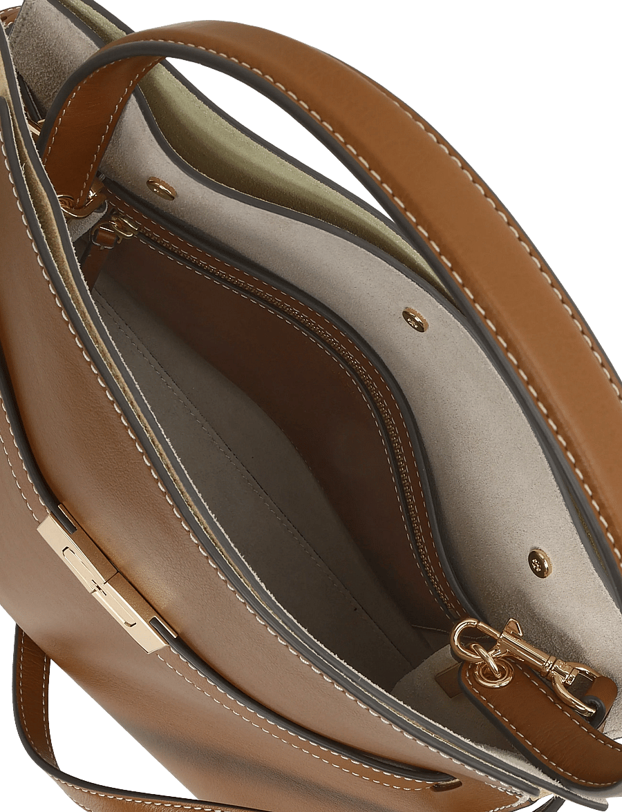 Tory Burch - Lee Radziwill Small Double Bag - aged tan - 3