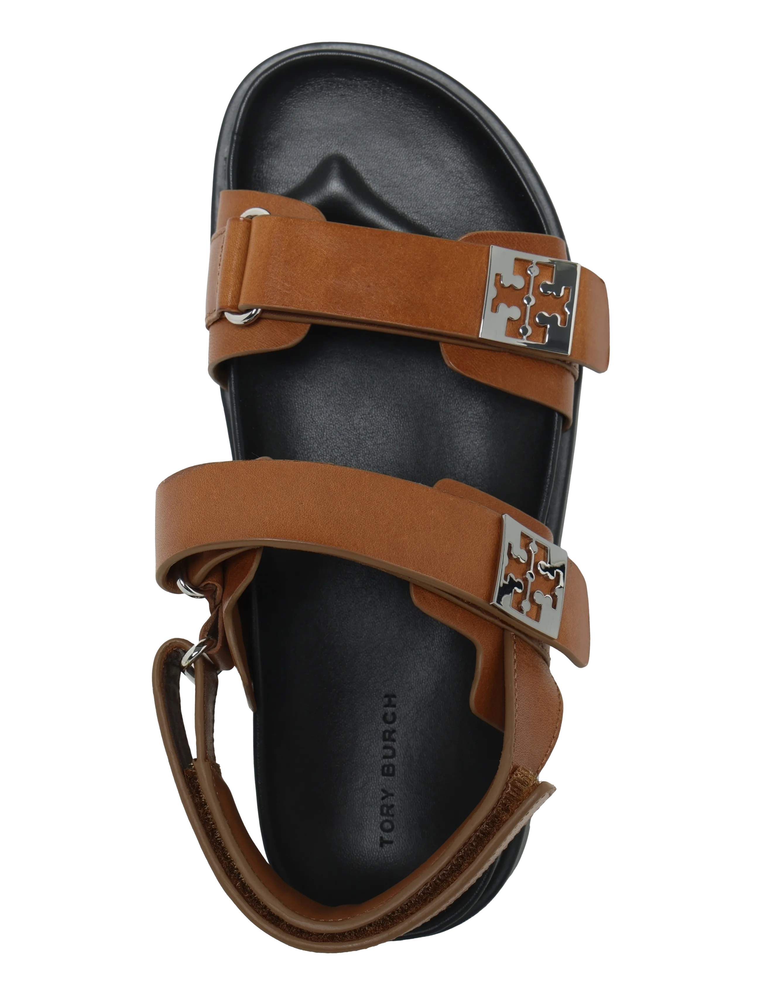 Tory Burch - MELLOW SPORT SANDAL - cuoio / perfect black / silver - 3