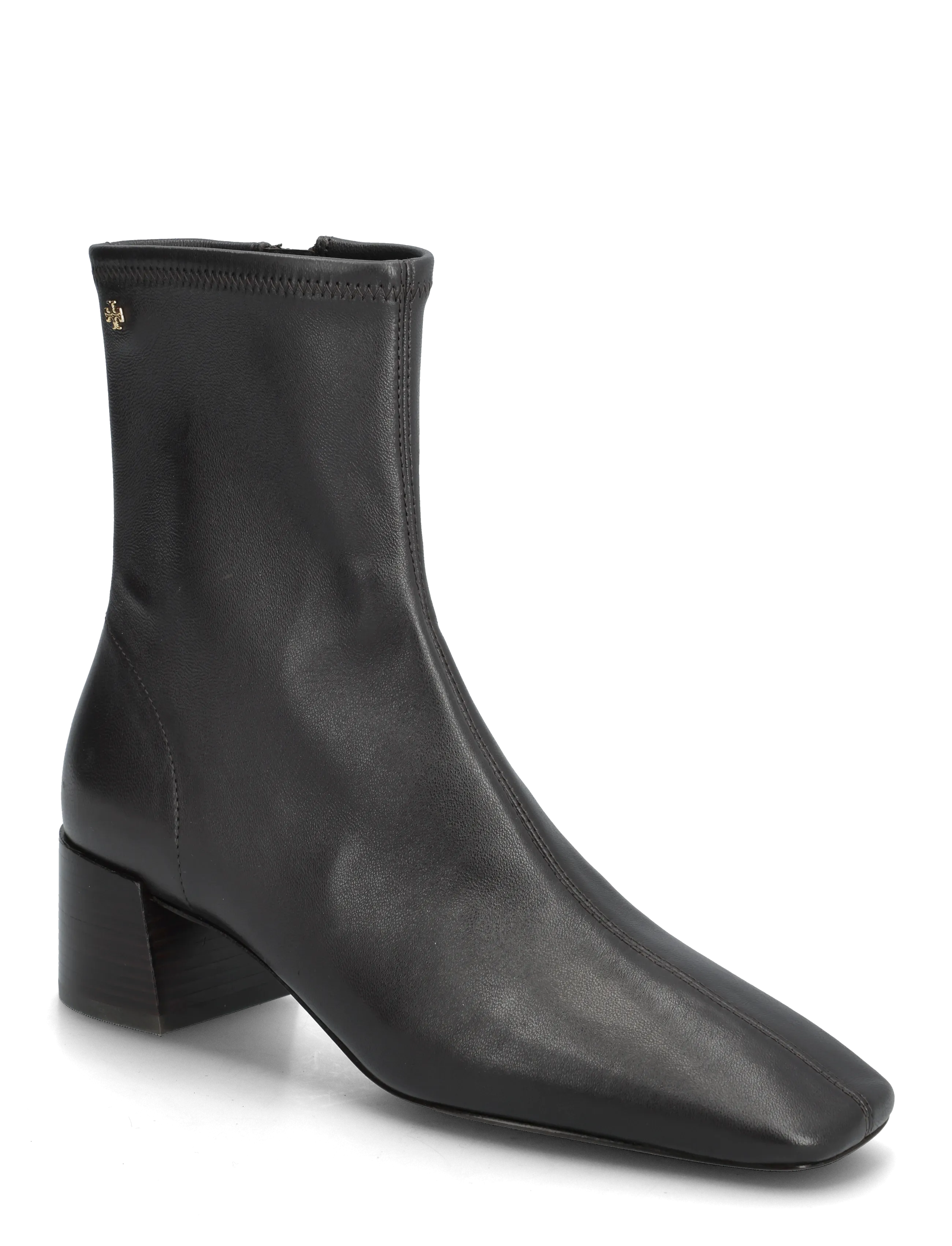 Tory Burch Stretch Ankle Boot 45Mm, Kvinder, Stretch Ankelstøvle, Sort, Str: 39.5