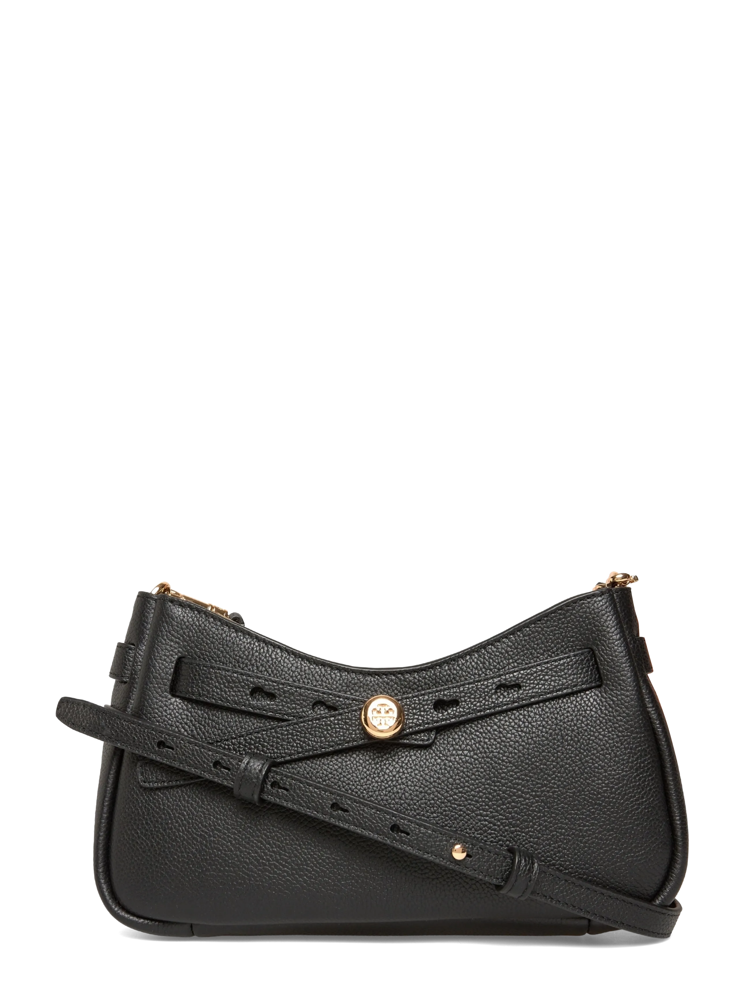 Tory Burch Romy Zip Top Crossbody, One Size, Black, Tasker > Crossbody-Tasker, Dame