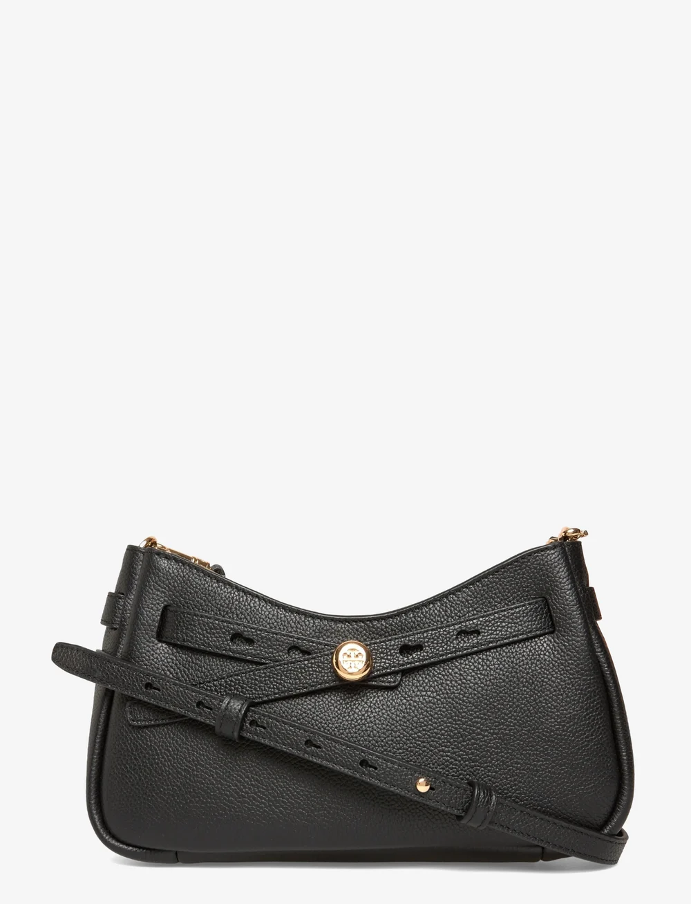 Tory Burch - Romy Zip Top Crossbody - crossbody bags - black - 0