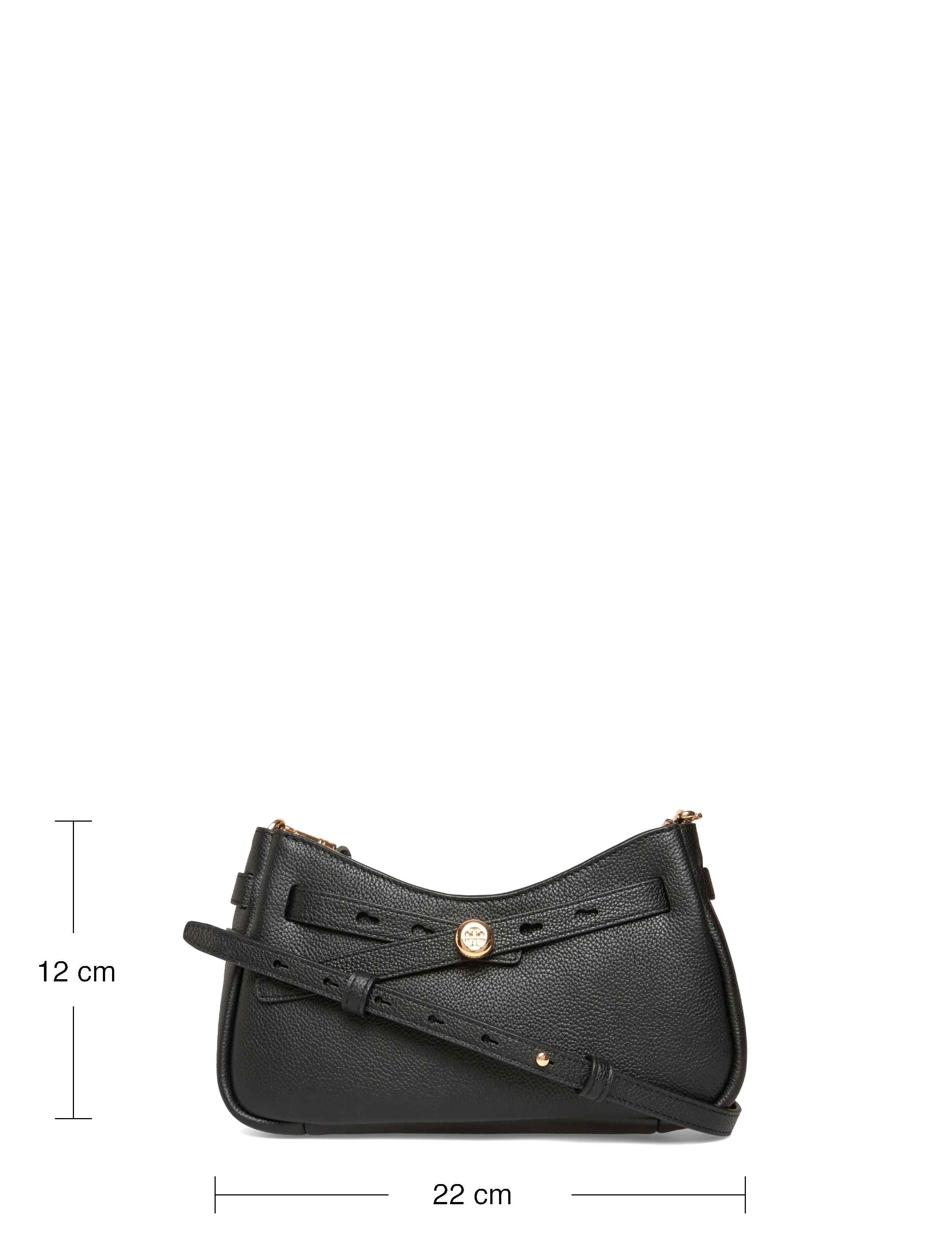 Tory Burch - Romy Zip Top Crossbody - crossbody bags - black - 3