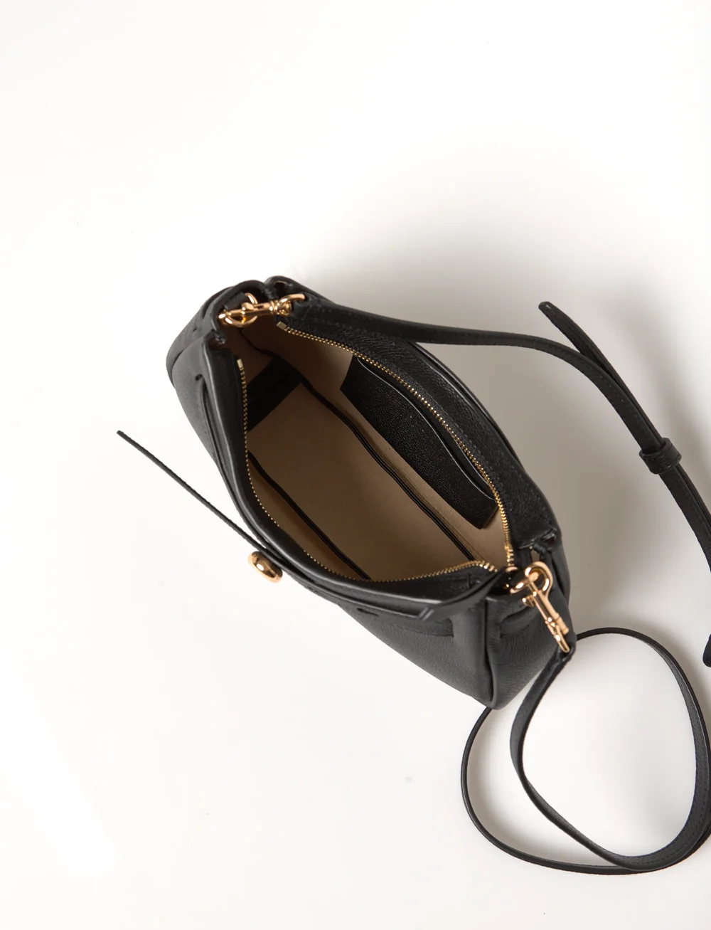 Tory Burch - Romy Zip Top Crossbody - crossbody bags - black - 5