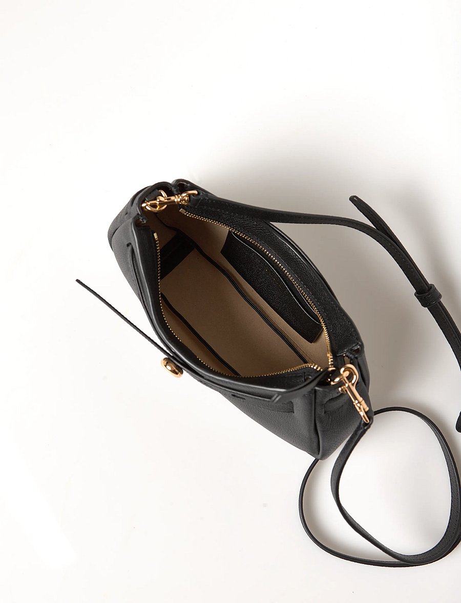 Tory Burch - Romy Zip Top Crossbody - crossbody bags - black - 4