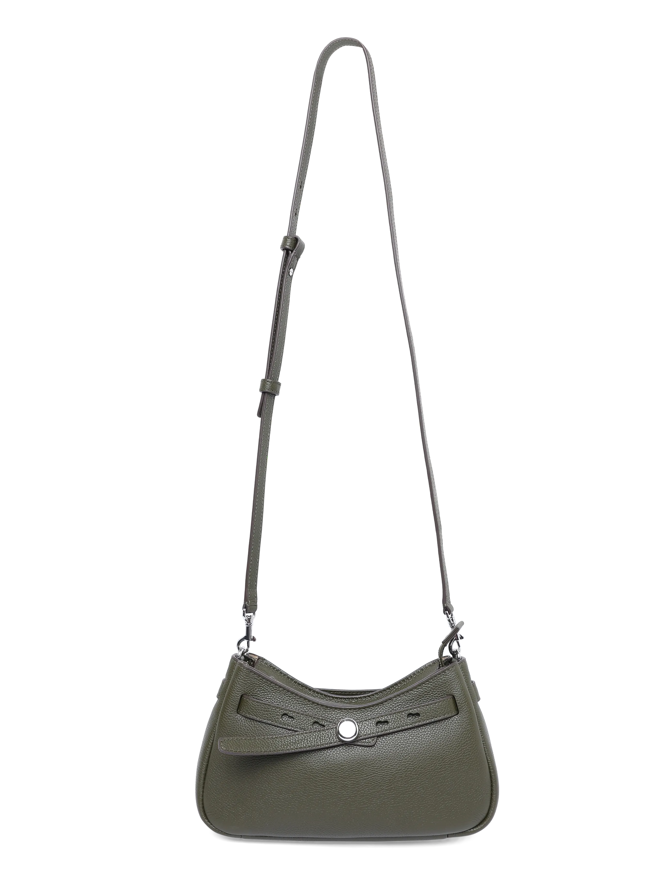 Tory Burch Romy Zip Top Crossbody - Tasker - LECCIO / khaki/green