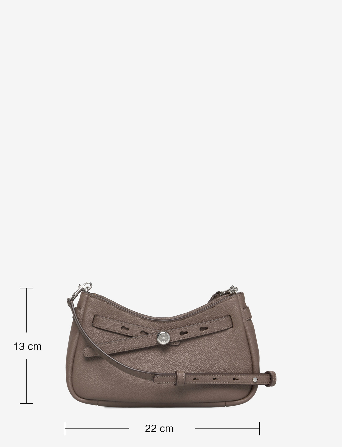 Tory Burch - Romy Zip Top Crossbody - crossbody bags - wild mushroom - 3