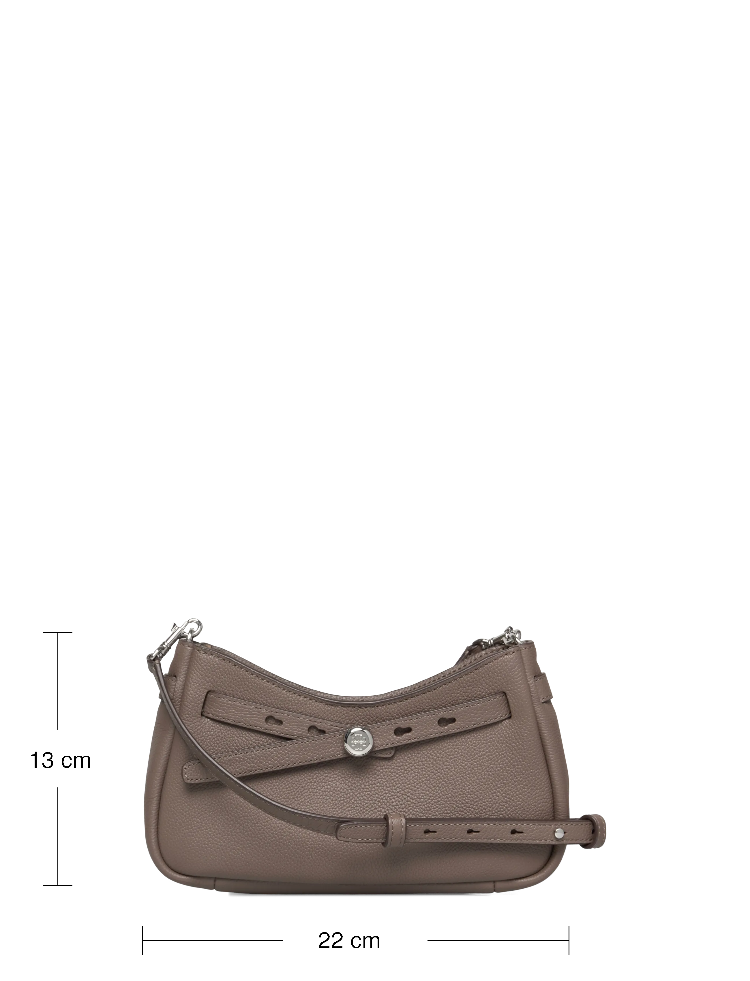 Tory Burch - Romy Zip Top Crossbody - crossbody kotid - wild mushroom - 3