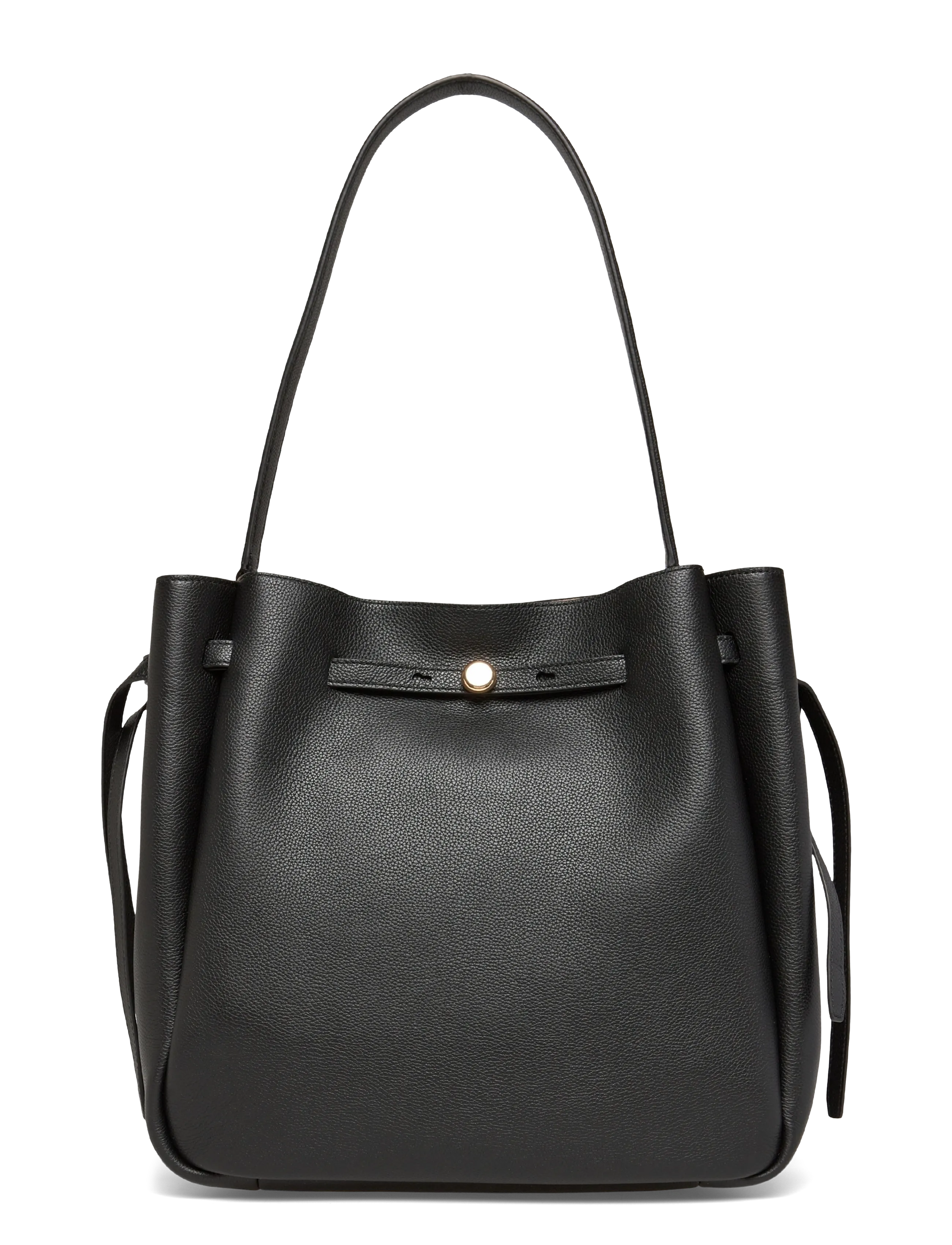 Romy Large Bucket Bag - BLACK