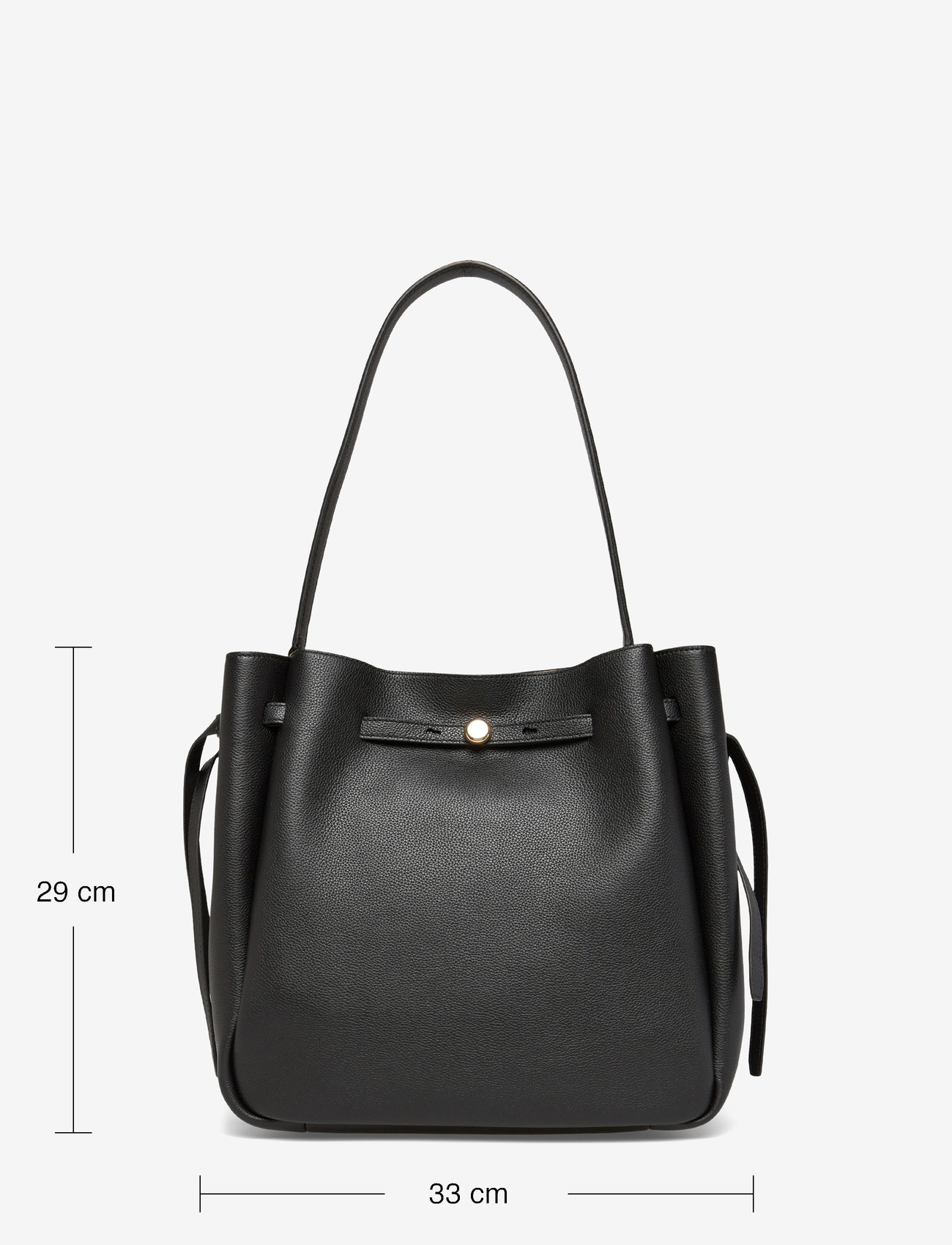Tory Burch - Romy Large Bucket Bag - töskur - black - 3