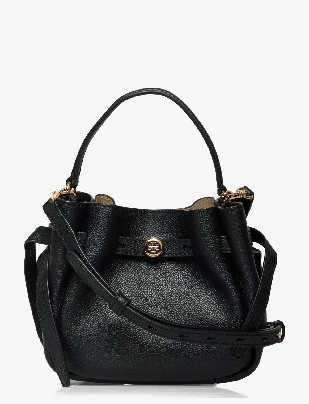 Tory Burch - Romy Mini Bucket Bag - bucket bags - black - 0