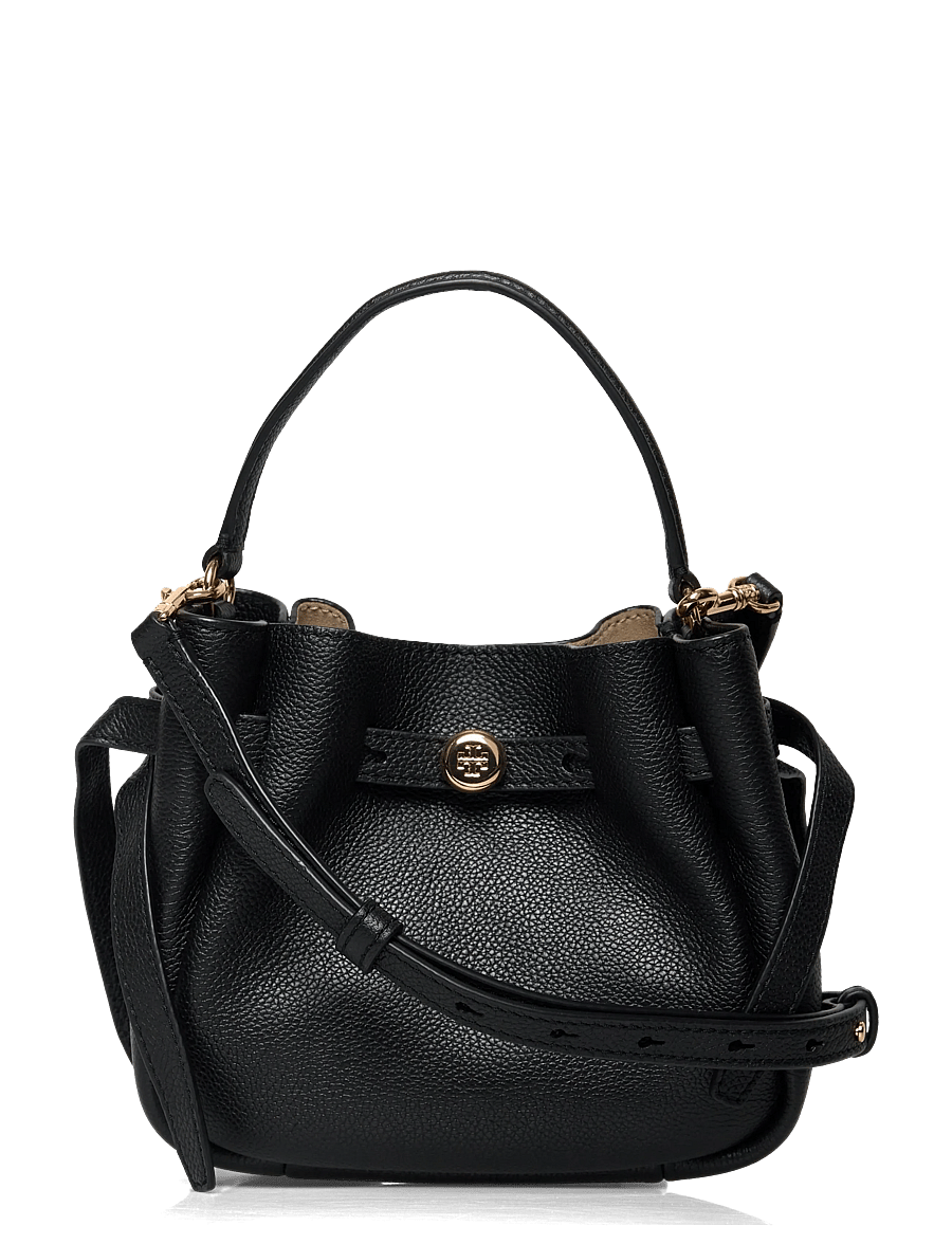 Tory Burch - Romy Mini Bucket Bag - beuteltaschen - black - 0