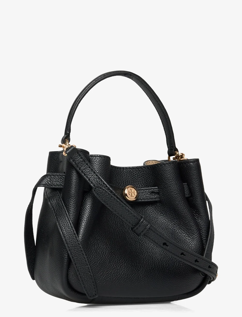 Tory Burch - Romy Mini Bucket Bag - bucket bags - black - 2