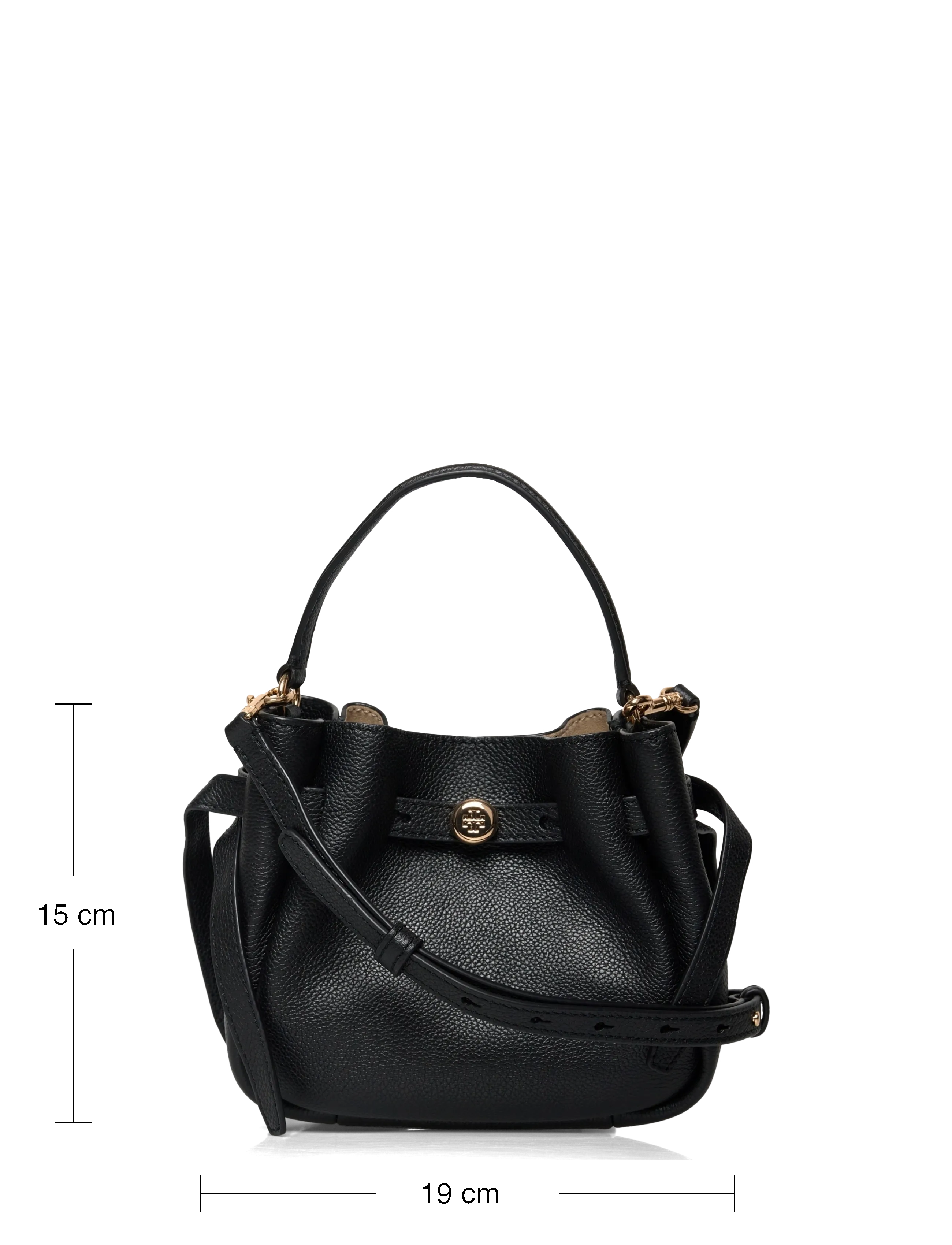 Tory Burch - Romy Mini Bucket Bag - paunkotid - black - 3