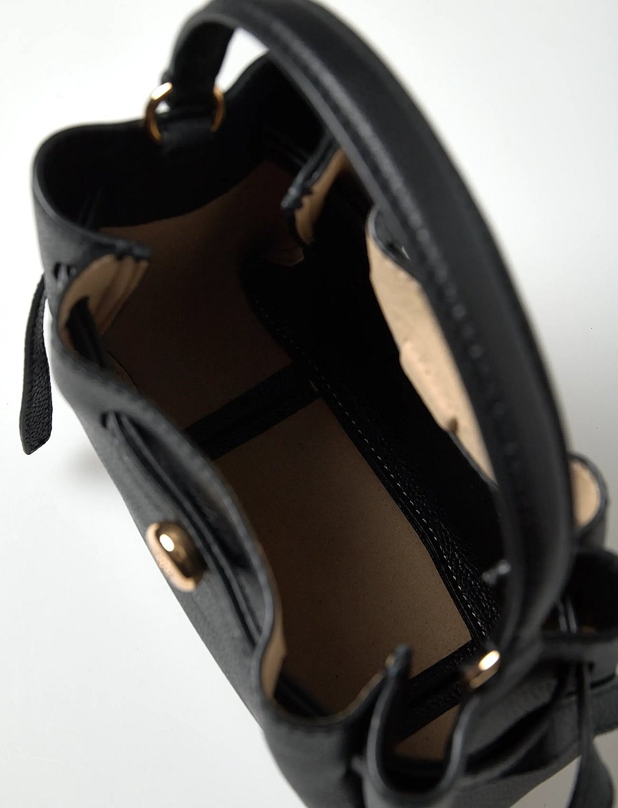 Tory Burch - Romy Mini Bucket Bag - beuteltaschen - black - 3