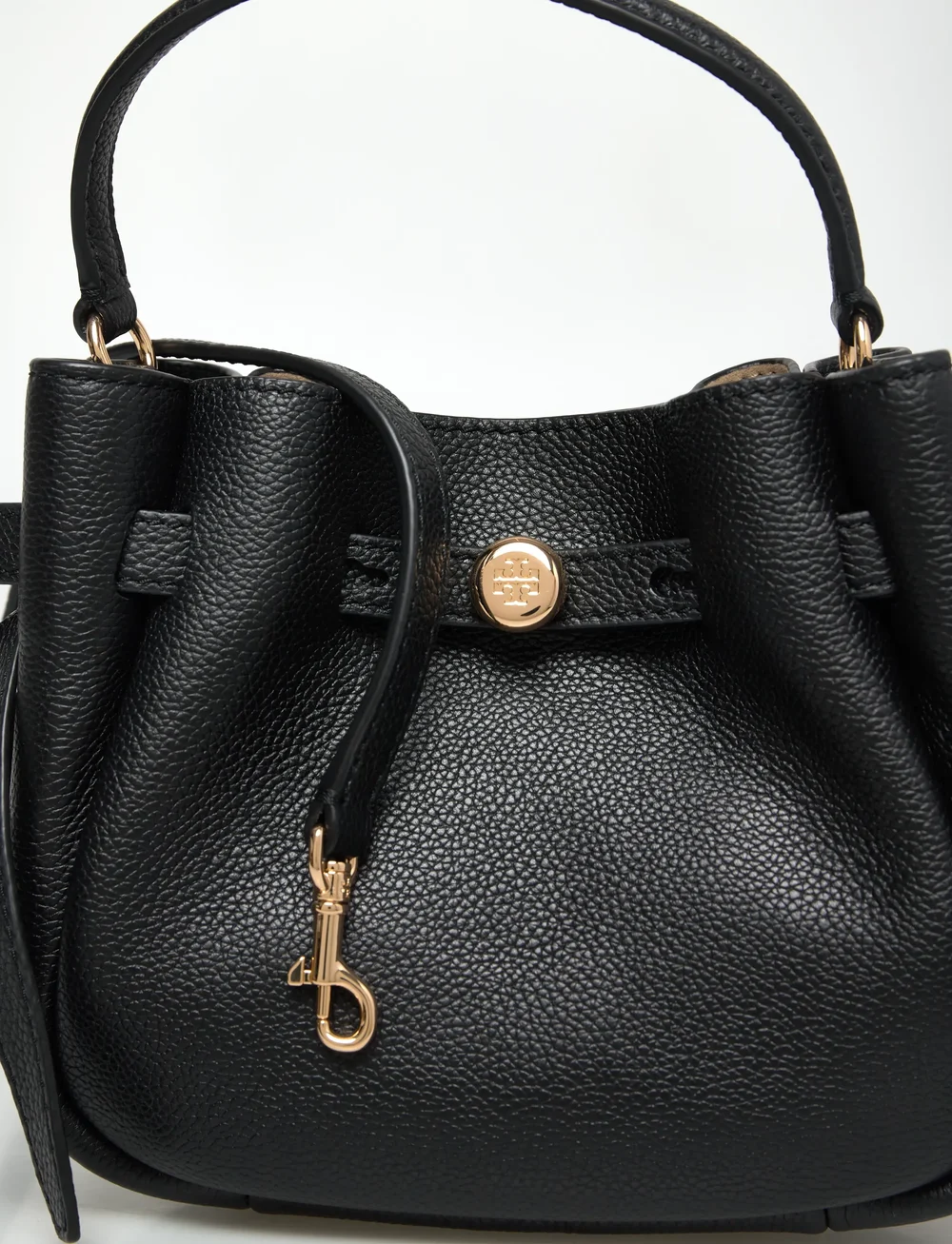 Tory Burch - Romy Mini Bucket Bag - bucket bags - black - 5