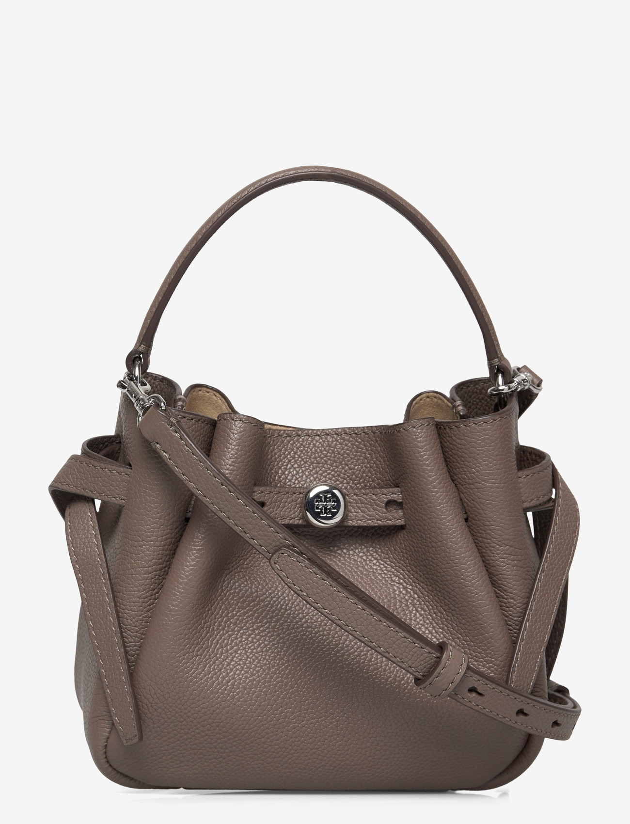 Tory Burch - Romy Mini Bucket Bag - handväskor - wild mushroom - 0