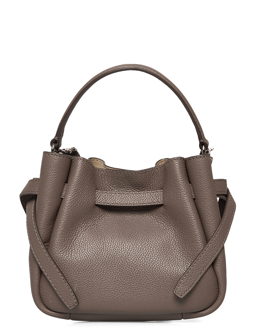 Tory Burch - Romy Mini Bucket Bag - sutraukiamos „bucket“ rankinės - wild mushroom - 1