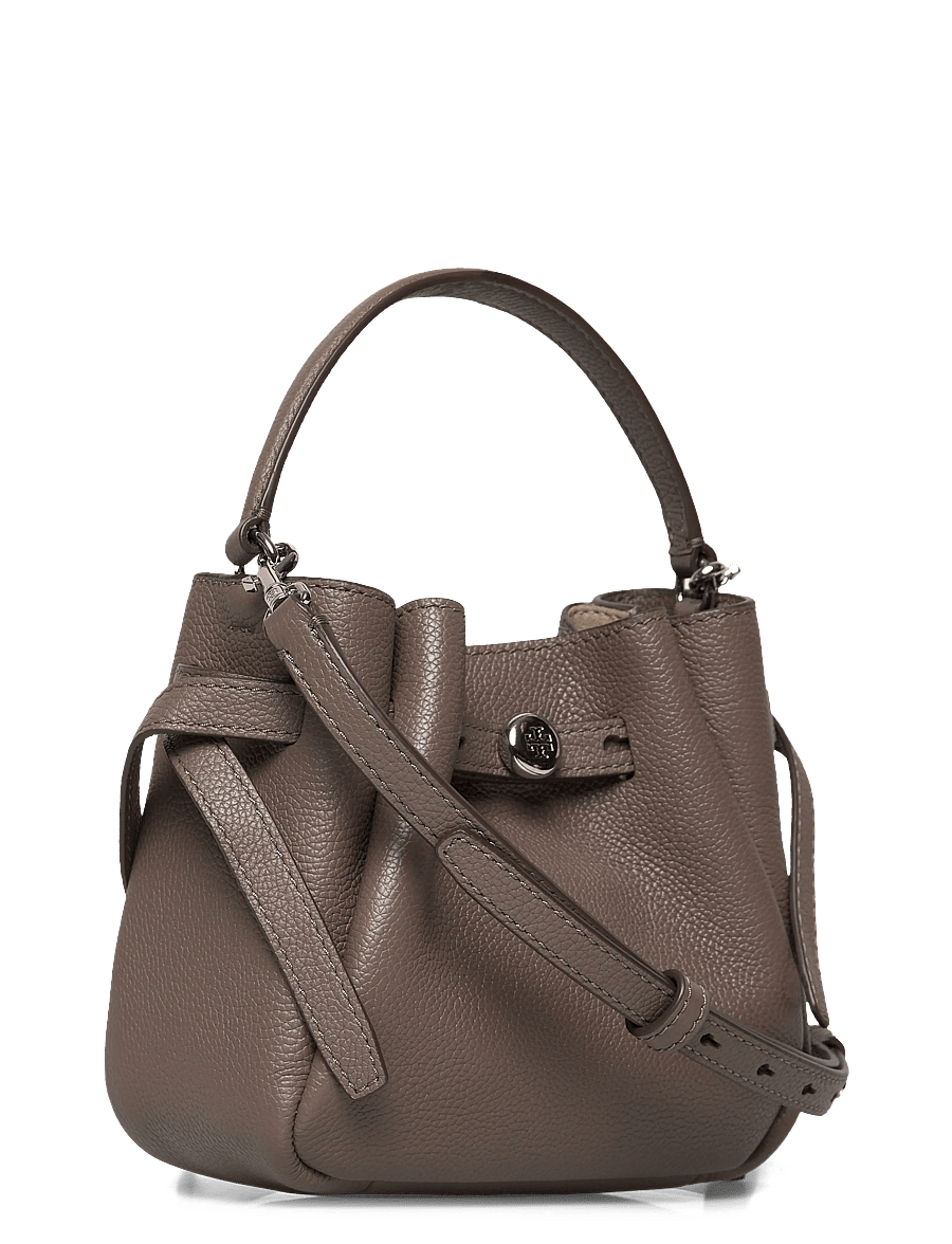 Tory Burch - Romy Mini Bucket Bag - sutraukiamos „bucket“ rankinės - wild mushroom - 2