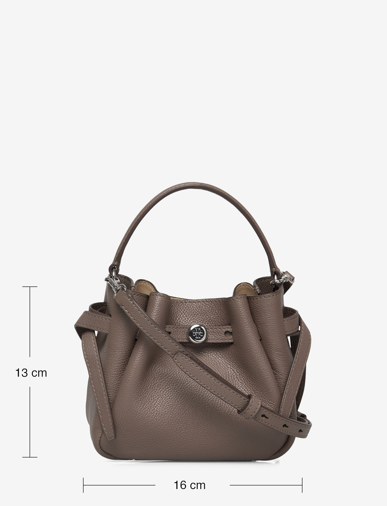 Tory Burch - Romy Mini Bucket Bag - handväskor - wild mushroom - 3