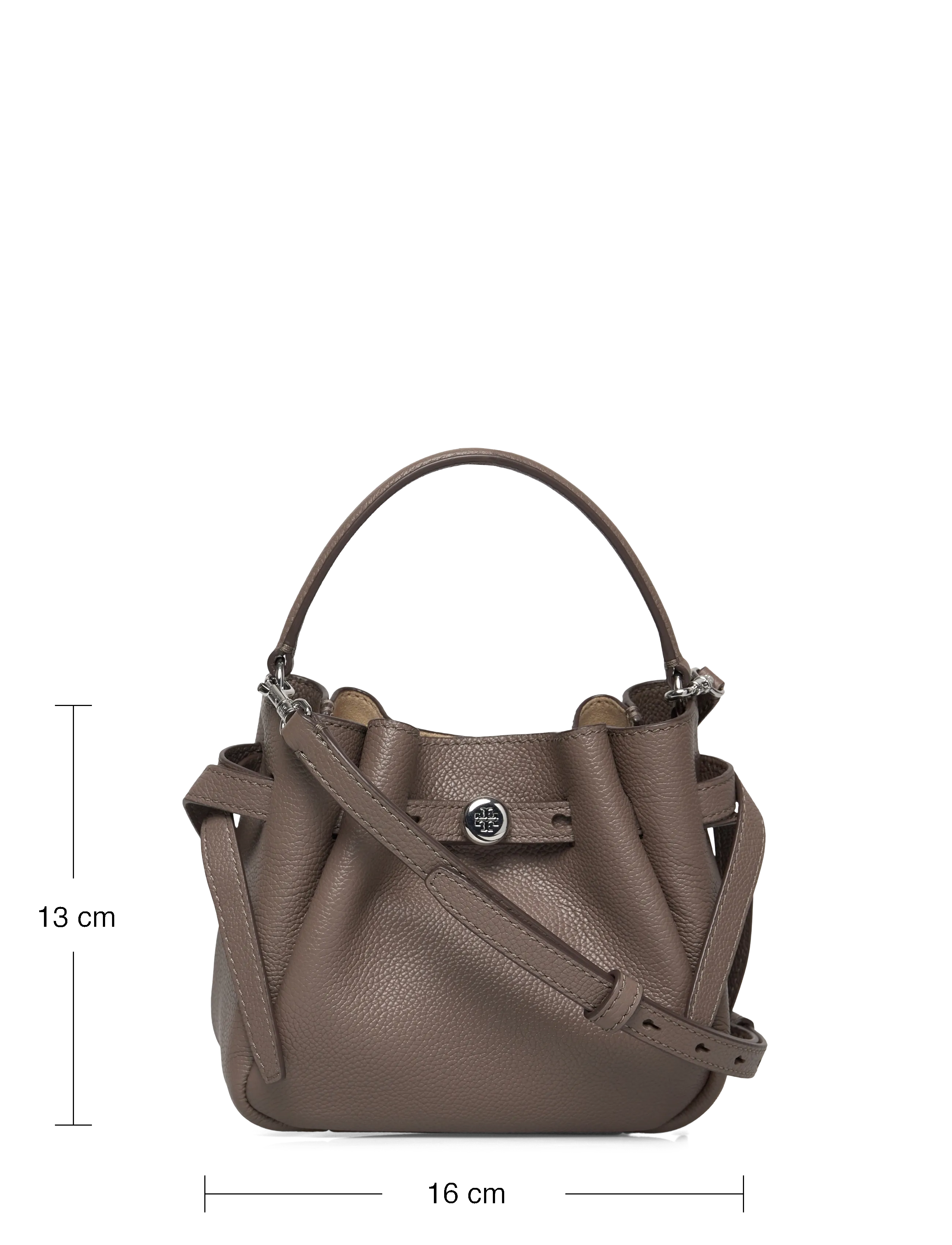 Tory Burch - Romy Mini Bucket Bag - wild mushroom - 3