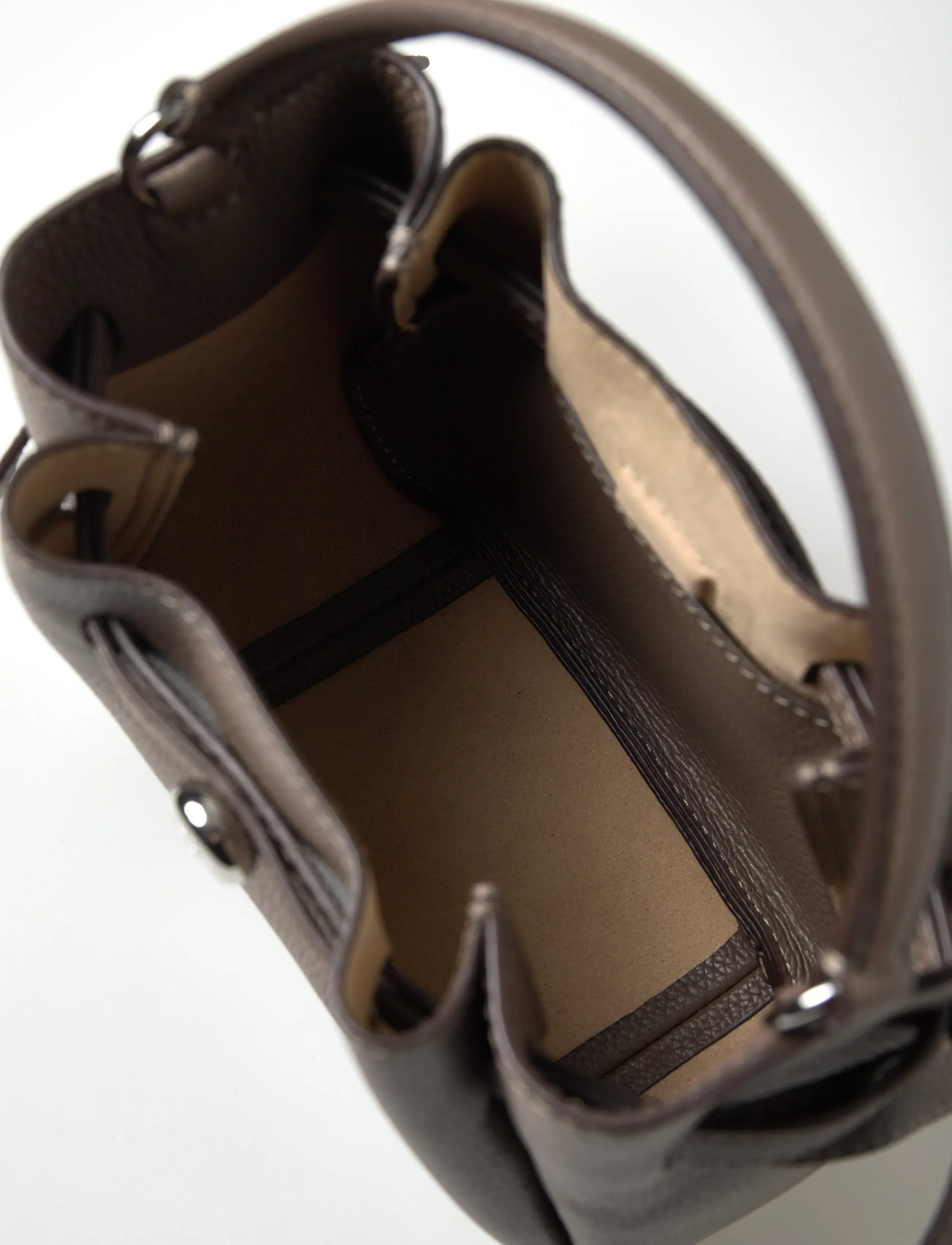 Tory Burch - Romy Mini Bucket Bag - handtöskur - wild mushroom - 3