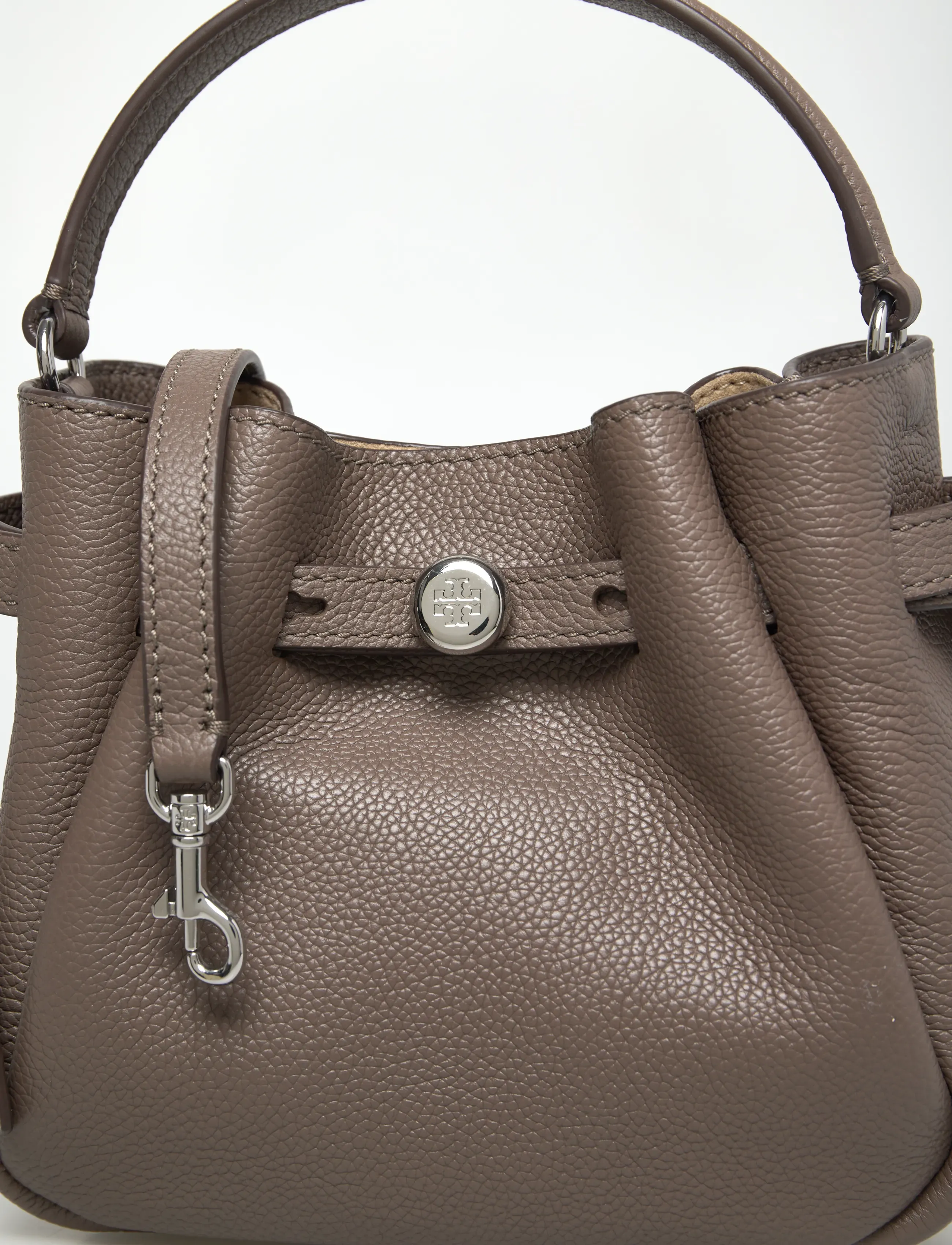 Tory Burch - Romy Mini Bucket Bag - handtöskur - wild mushroom - 4