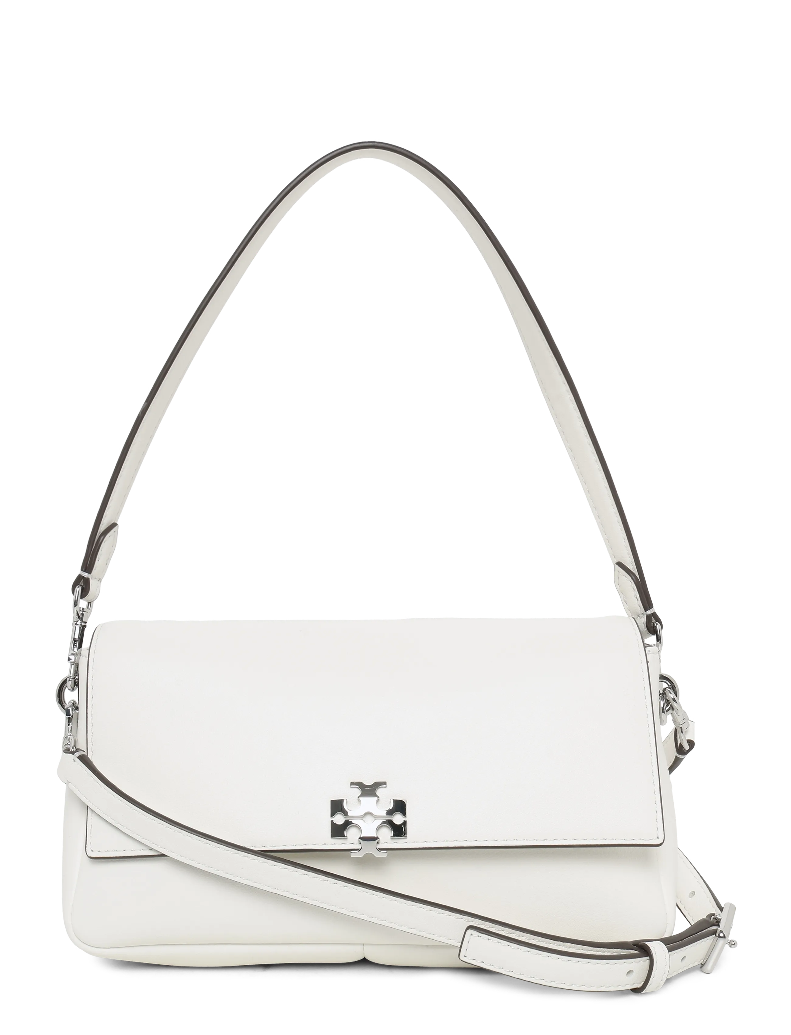 Tory Burch Charlie Small Shoulder Bag, Kvinder, Lille Skuldertaske, Hvid, Str: ONE SIZE