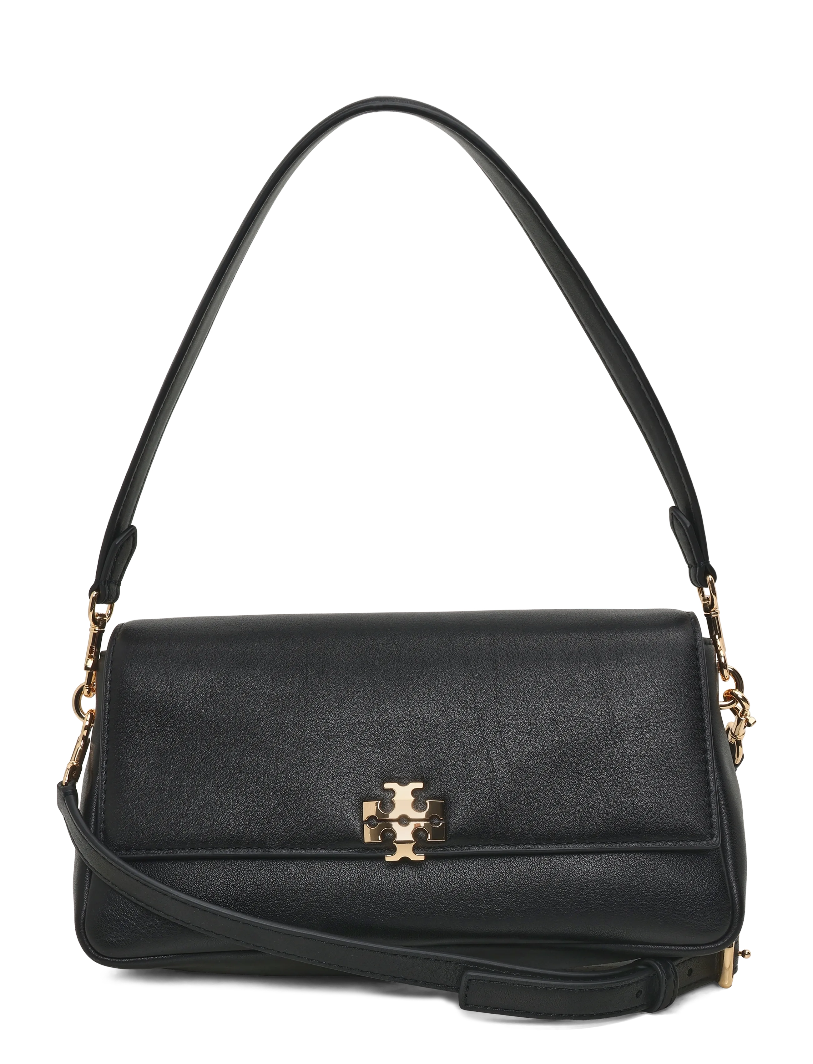 Tory Burch Charlie Small Shoulder Bag, Kvinder, Lille Skuldertaske, Sort, Str: ONE SIZE