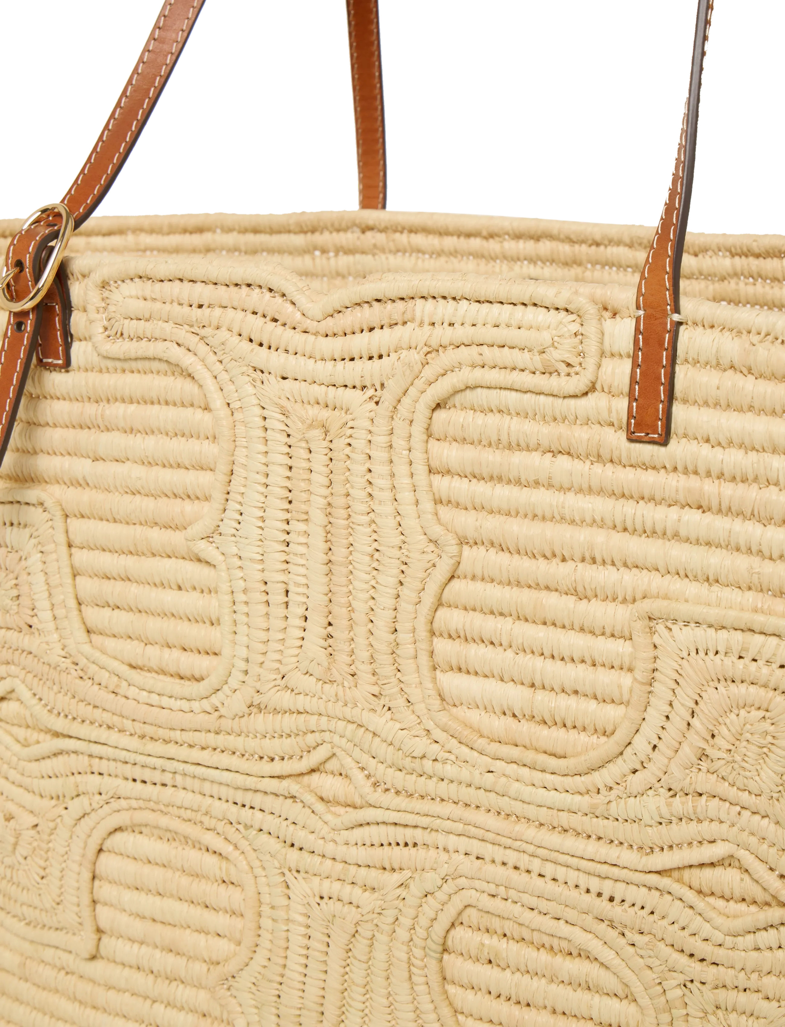 Tory Burch - Ella Structured Straw Large Tote - natural - 2