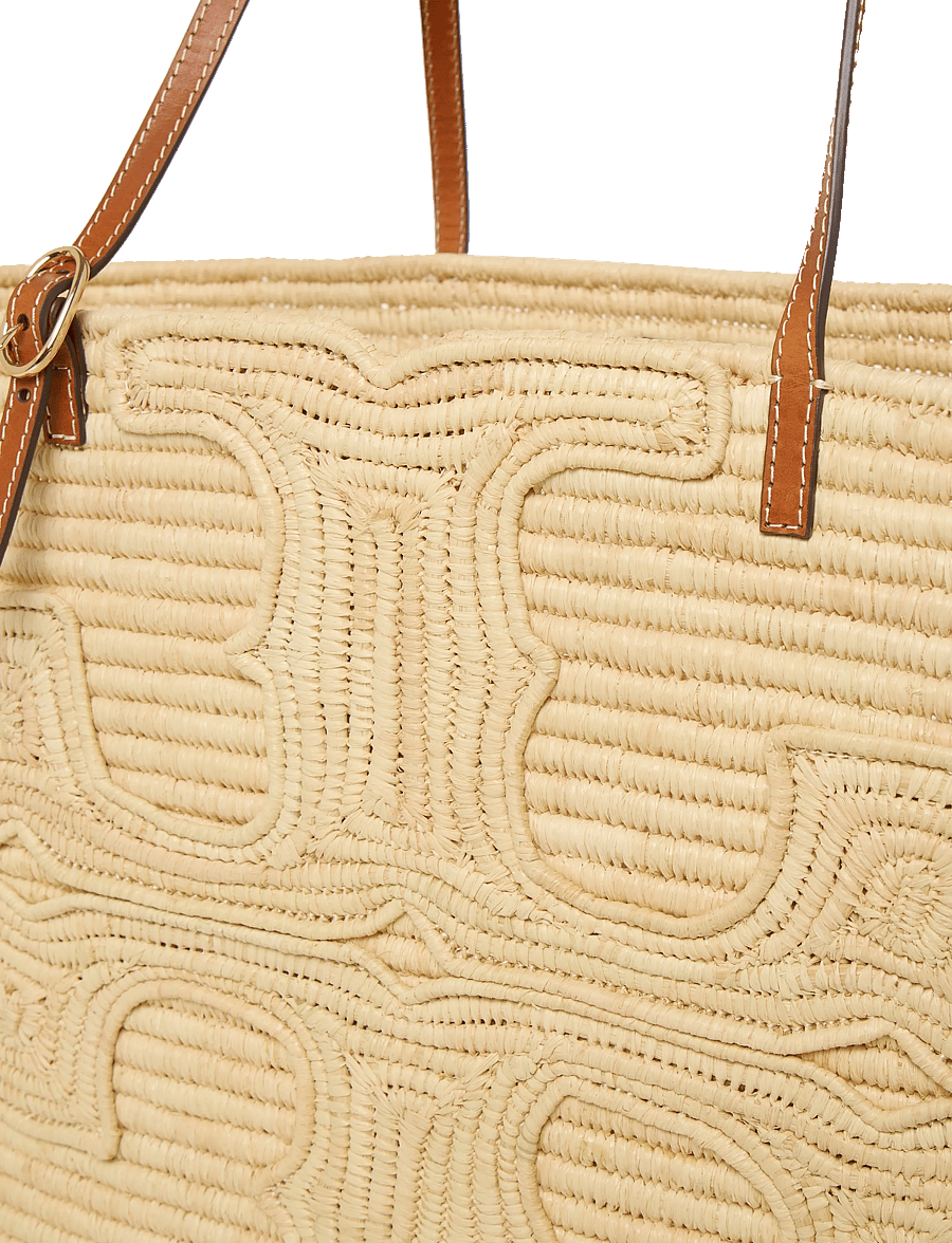 Tory Burch - Ella Structured Straw Large Tote - shoppers - natural - 2
