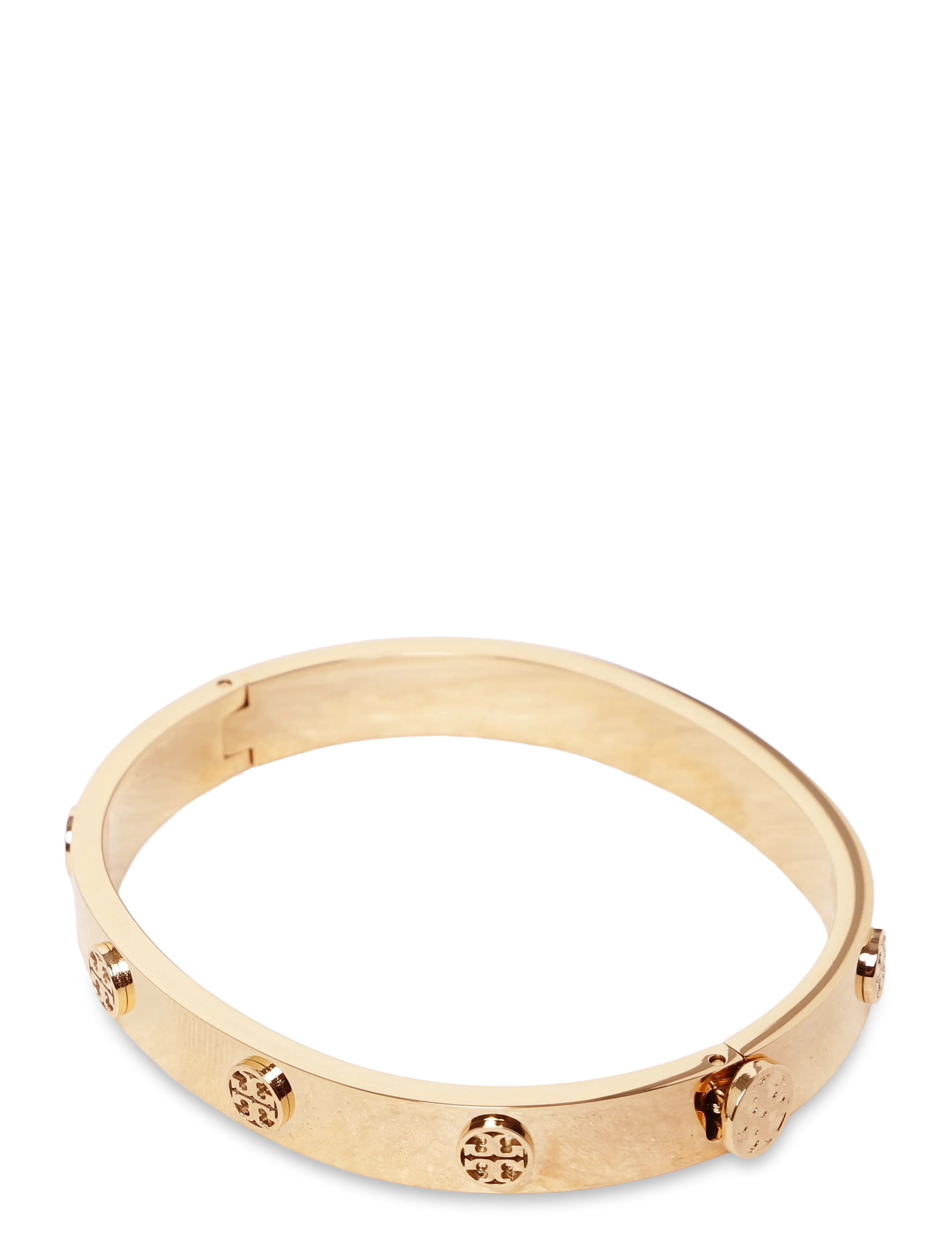 Tory Burch Icon Hinge Bracelet - Armband - TORY GOLD / gold