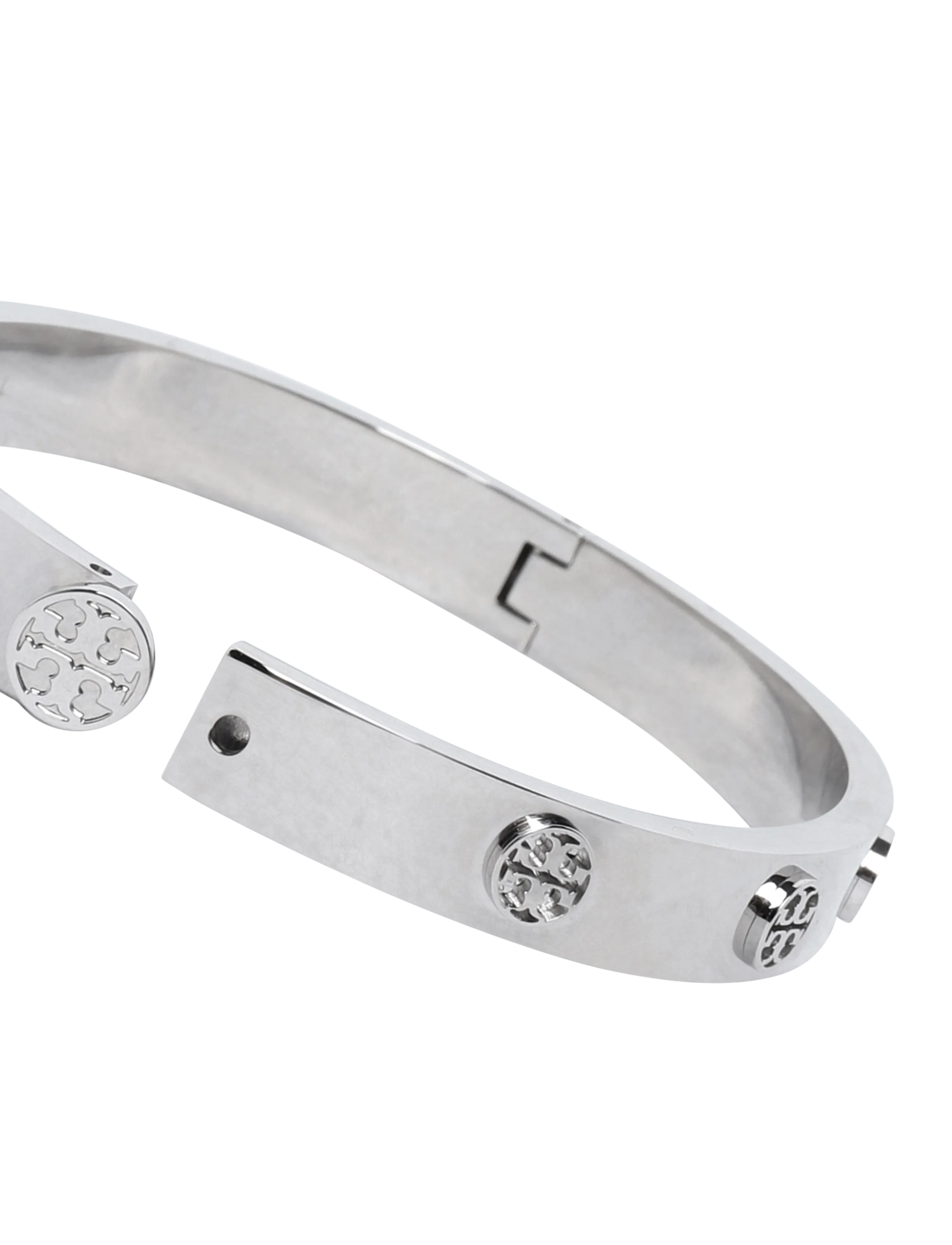 Tory Burch - Icon Hinge Bracelet - käevõrud - tory silver - 2