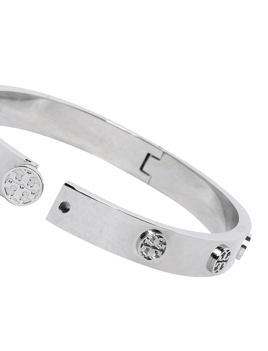 Tory Burch - Icon Hinge Bracelet - käevõrud - tory silver - 2