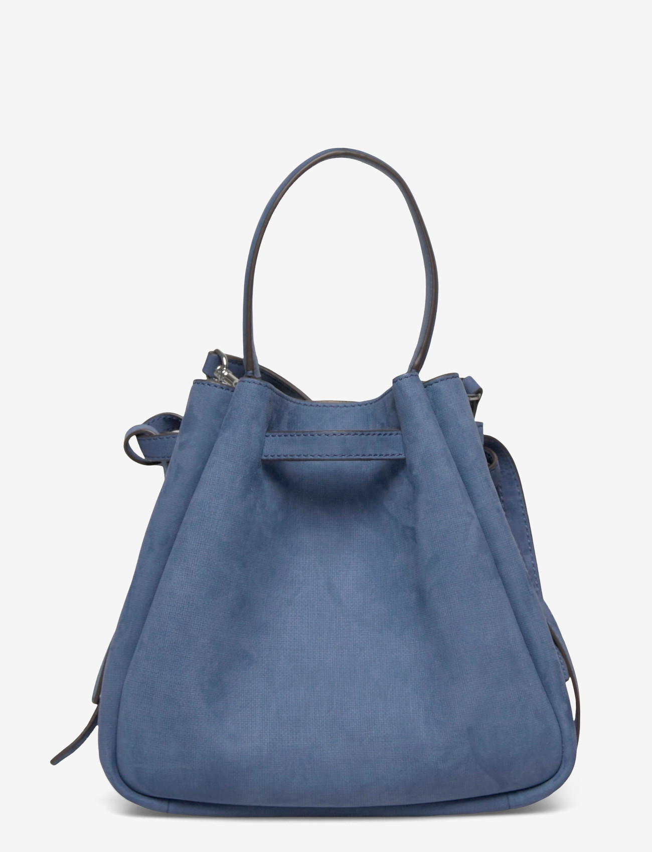 Tory Burch - Romy Nubuck Bucket Bag - crossbody bags - soft blue - 1