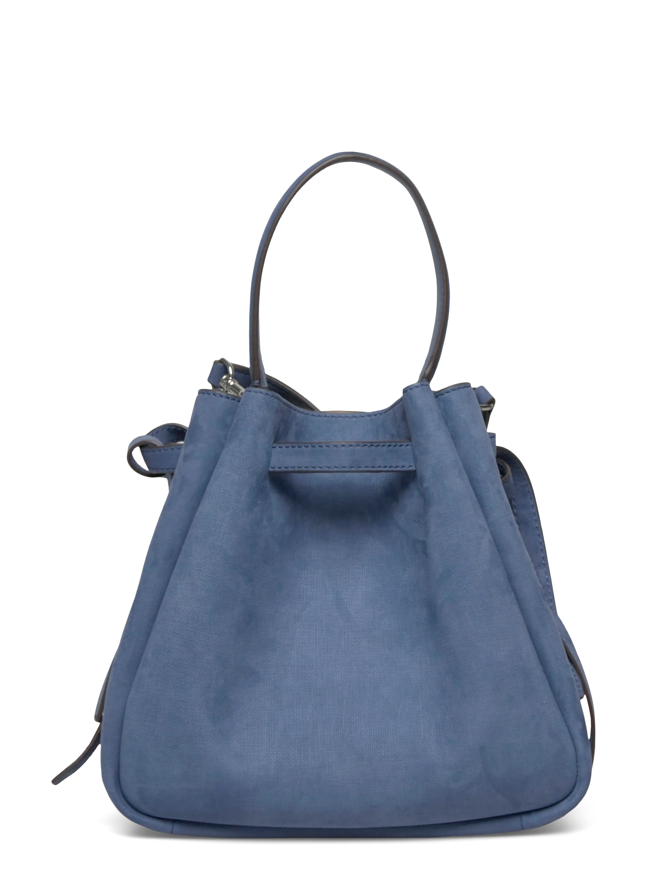Tory Burch - Romy Nubuck Bucket Bag - crossbody bags - soft blue - 1