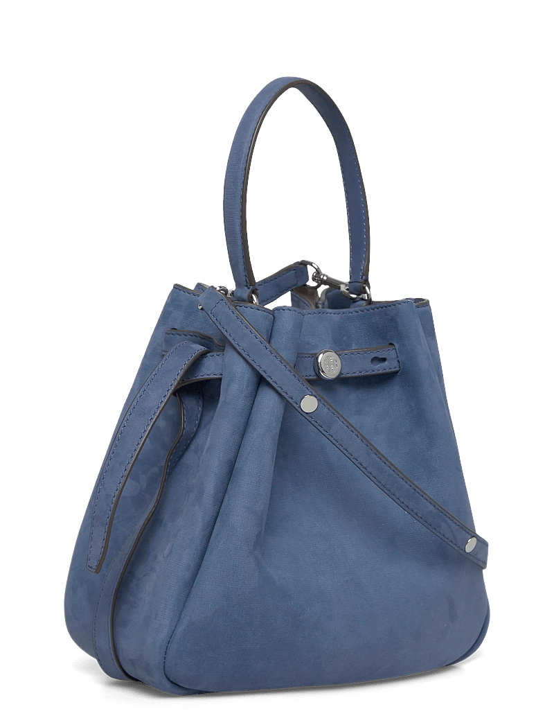 Tory Burch - Romy Nubuck Bucket Bag - crossbody bags - soft blue - 2