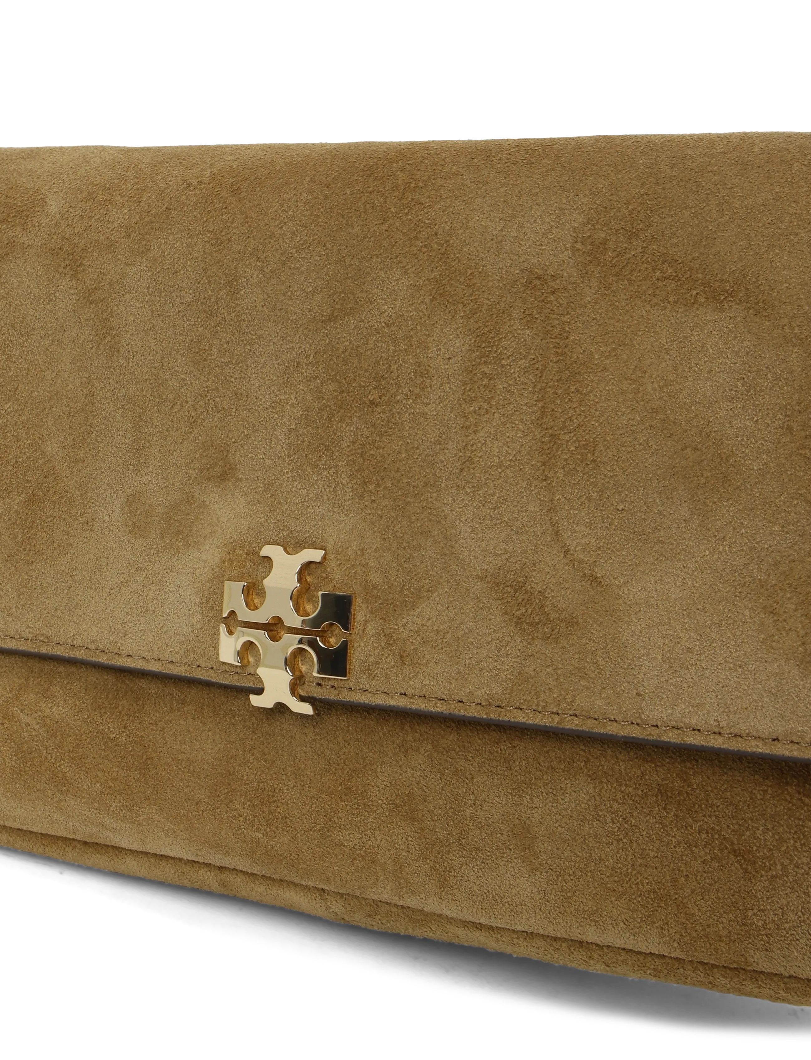 Tory Burch - Charlie Suede Small Shoulder Bag - toffee - 2