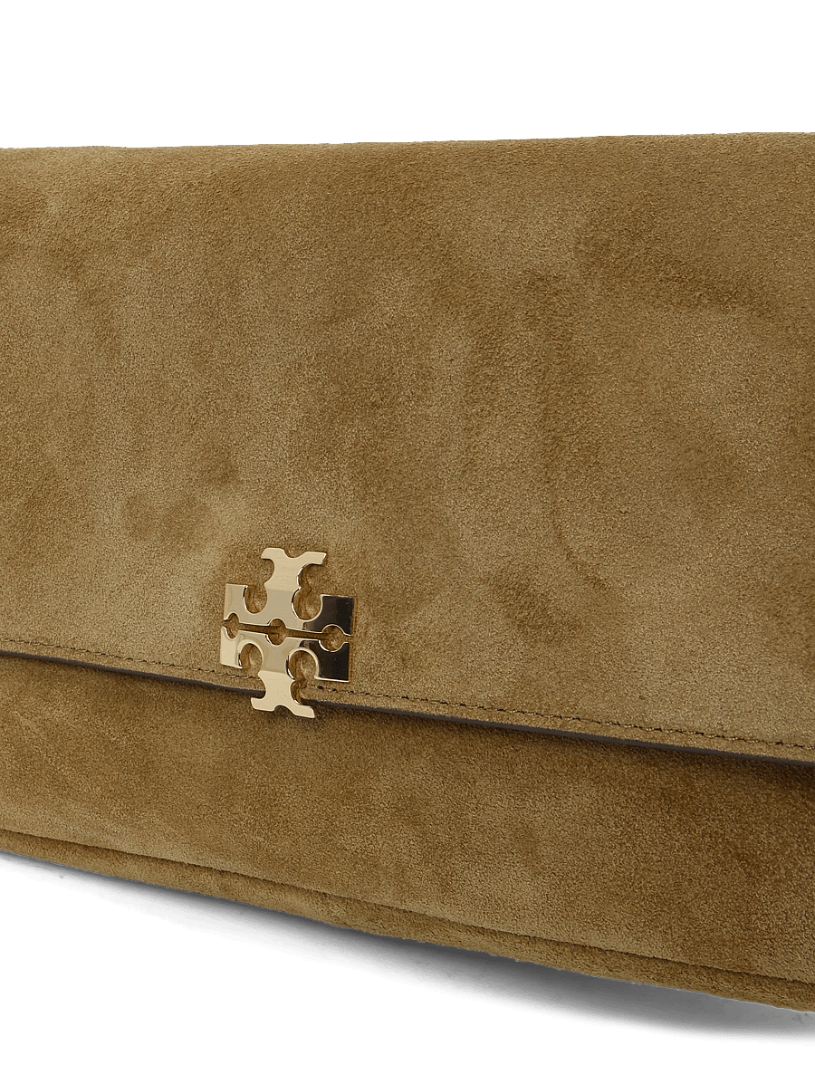 Tory Burch - Charlie Suede Small Shoulder Bag - toffee - 2