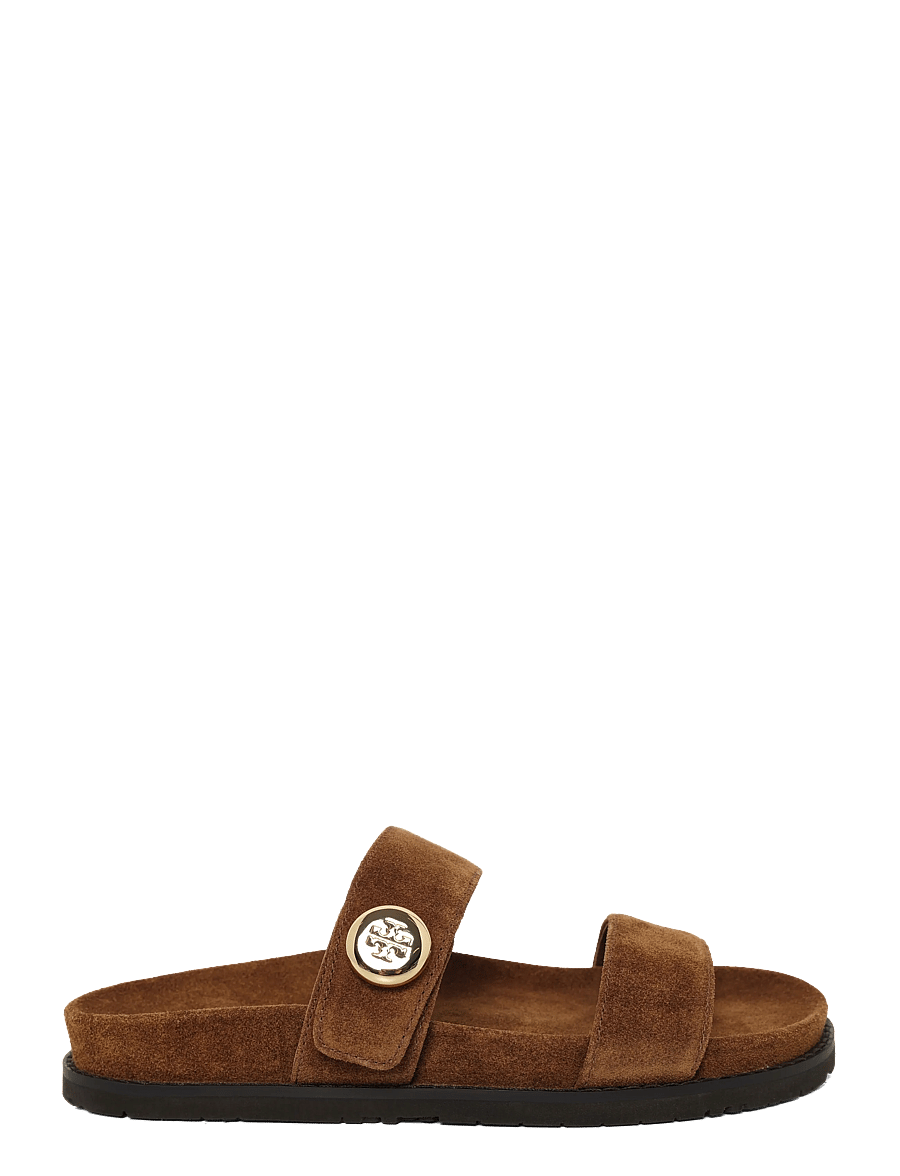 Tory Burch - ROMY SPORT SLIDE - flat sandals - park bench - 2