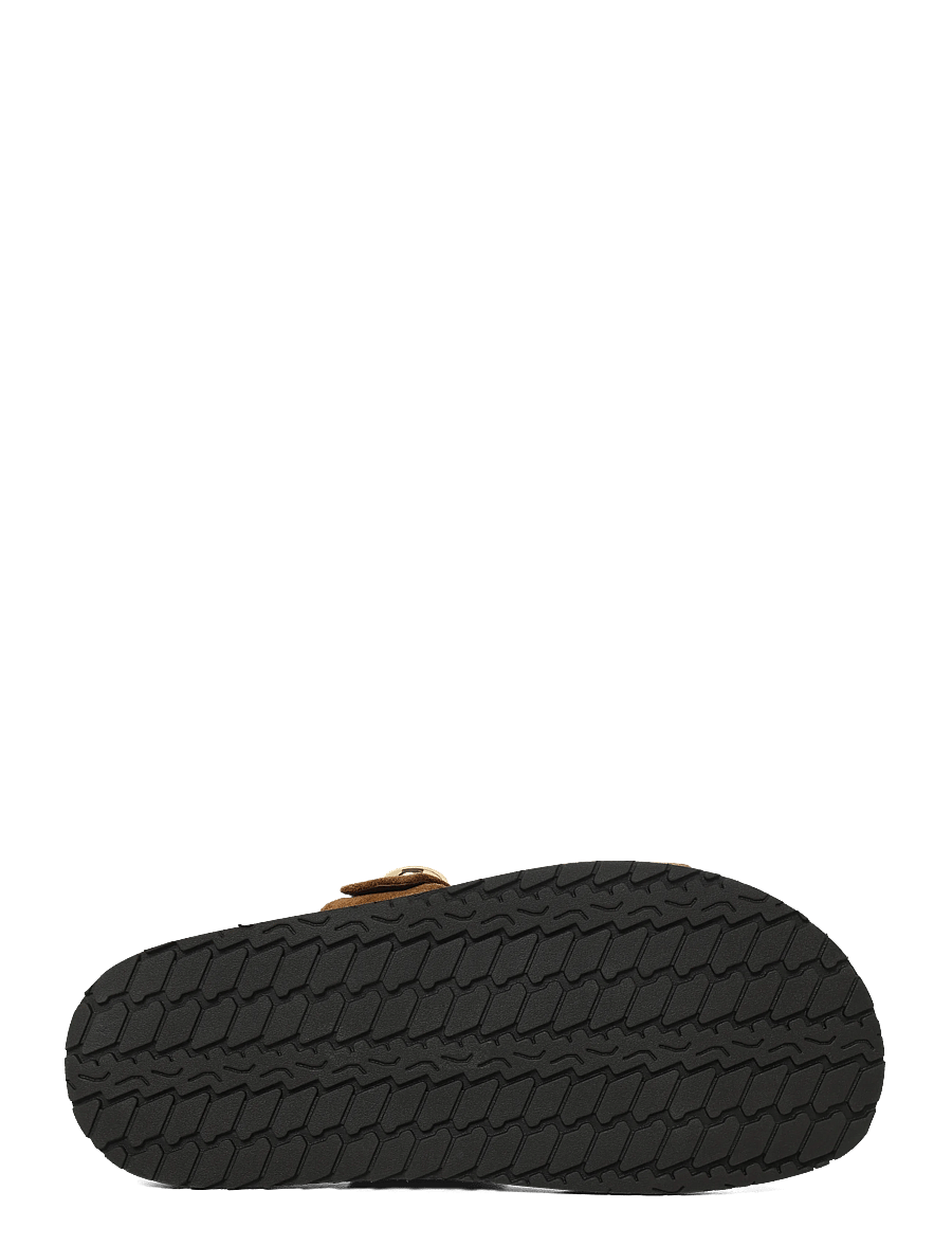 Tory Burch - ROMY SPORT SLIDE - flat sandals - park bench - 4