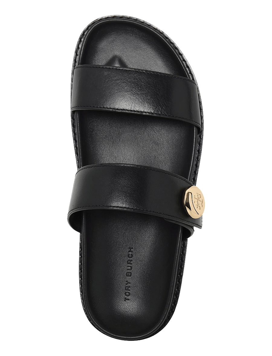 Tory Burch - ROMY SPORT SLIDE - flat sandals - perfect black - 3