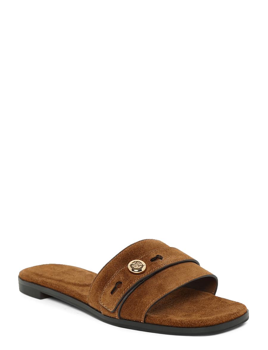 Tory Burch - ROMY SLIDE - platta sandaler - park bench - 0