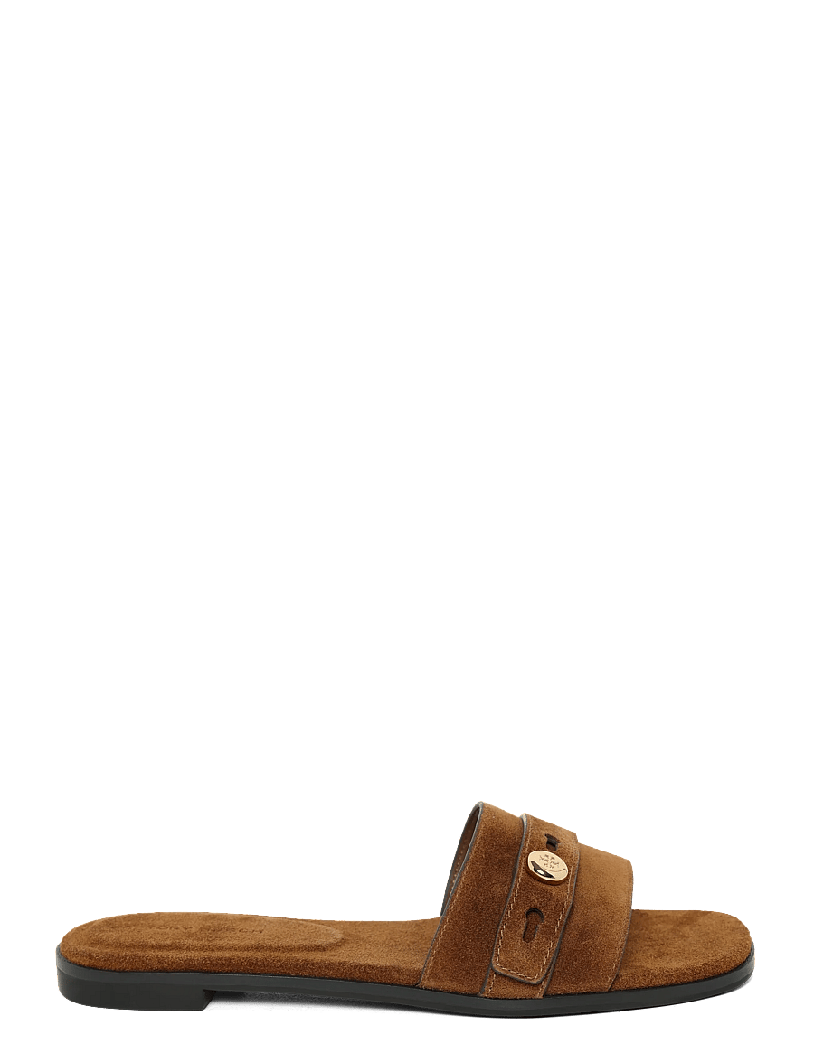Tory Burch - ROMY SLIDE - platta sandaler - park bench - 2