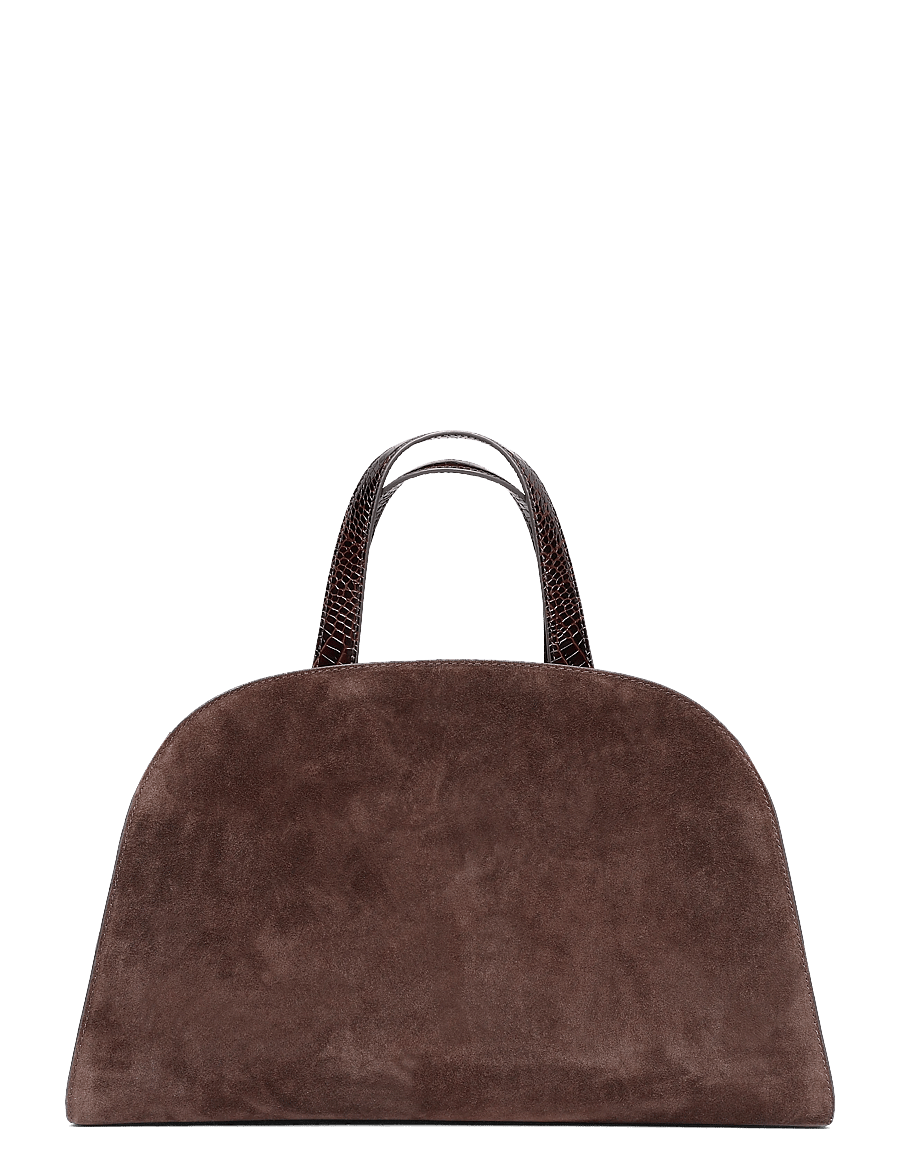 Tory Burch - Romy Suede Bauletto - dark cocoa - 1