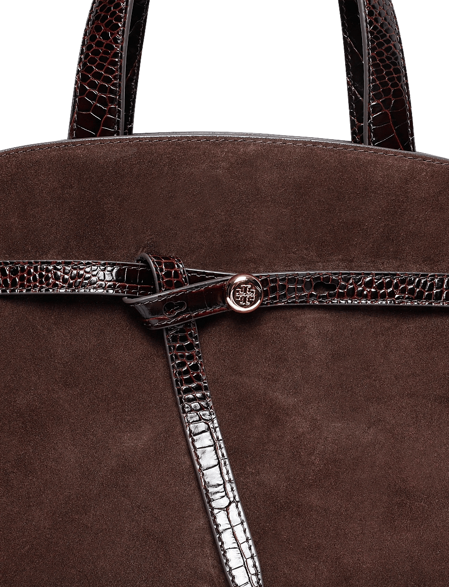 Tory Burch - Romy Suede Bauletto - dark cocoa - 2