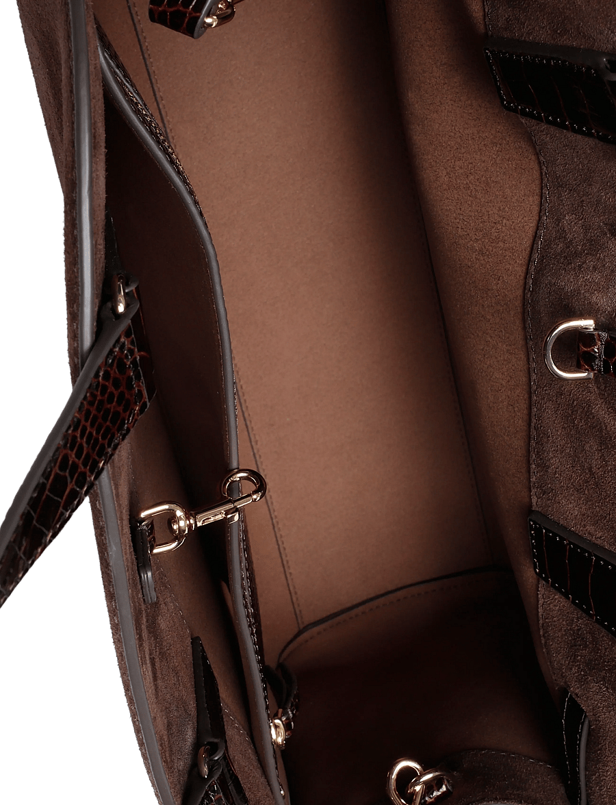 Tory Burch - Romy Suede Bauletto - dark cocoa - 3