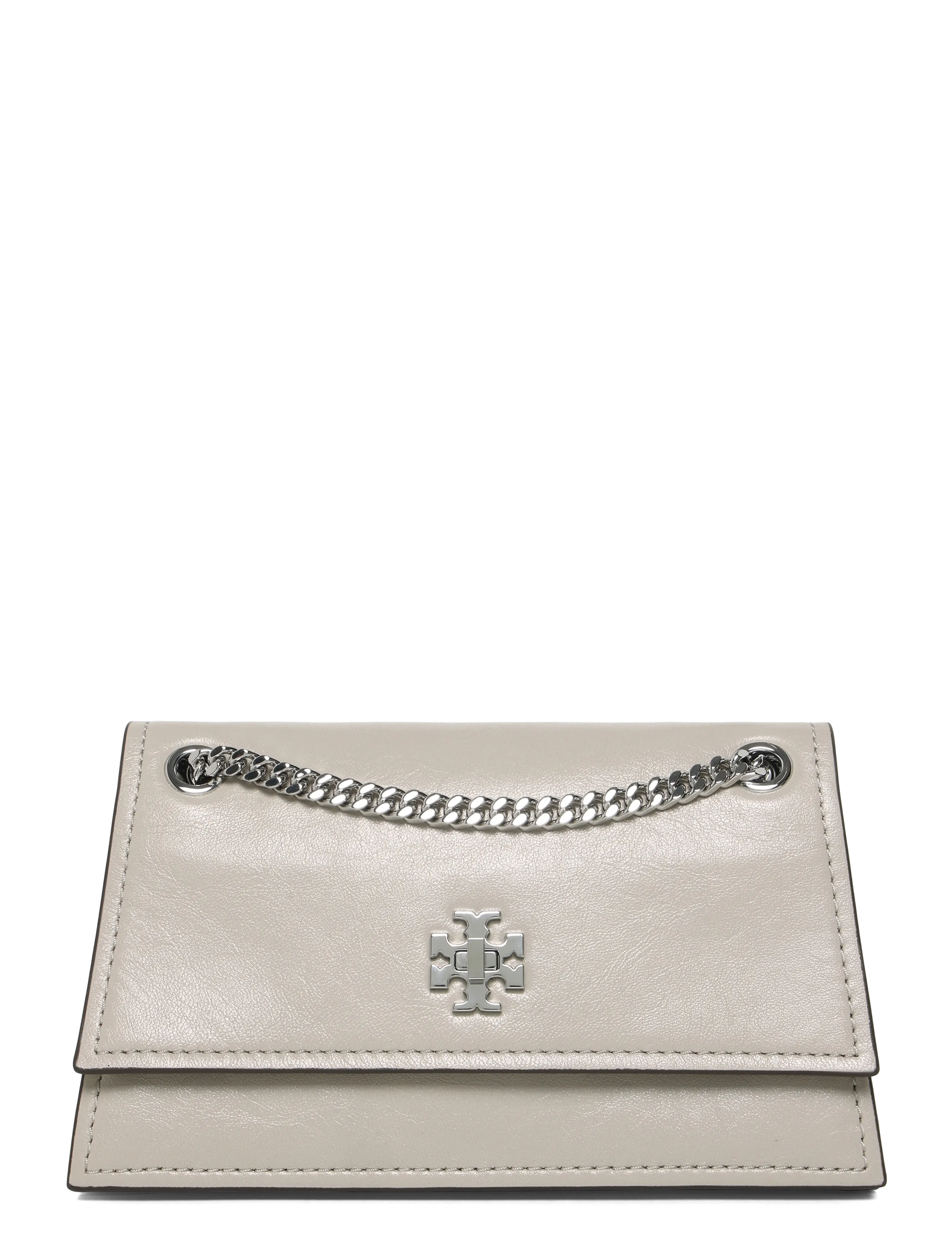 Tory Burch Kira Turnlock Mini Bag - Skuldertasker - ASH CLOUD / grey